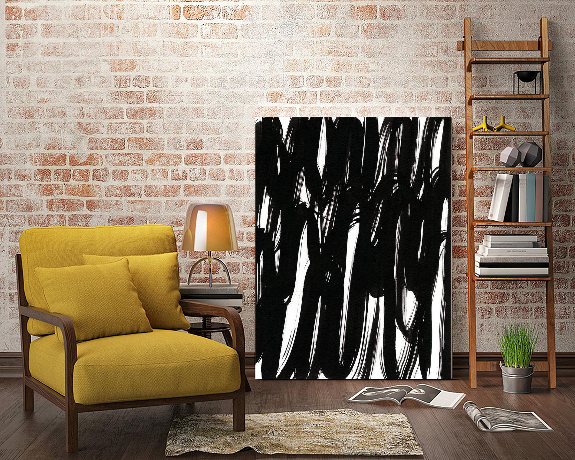 Ink Scribble I by Jodi Fuchs on GIANT ART - white abstract abstract