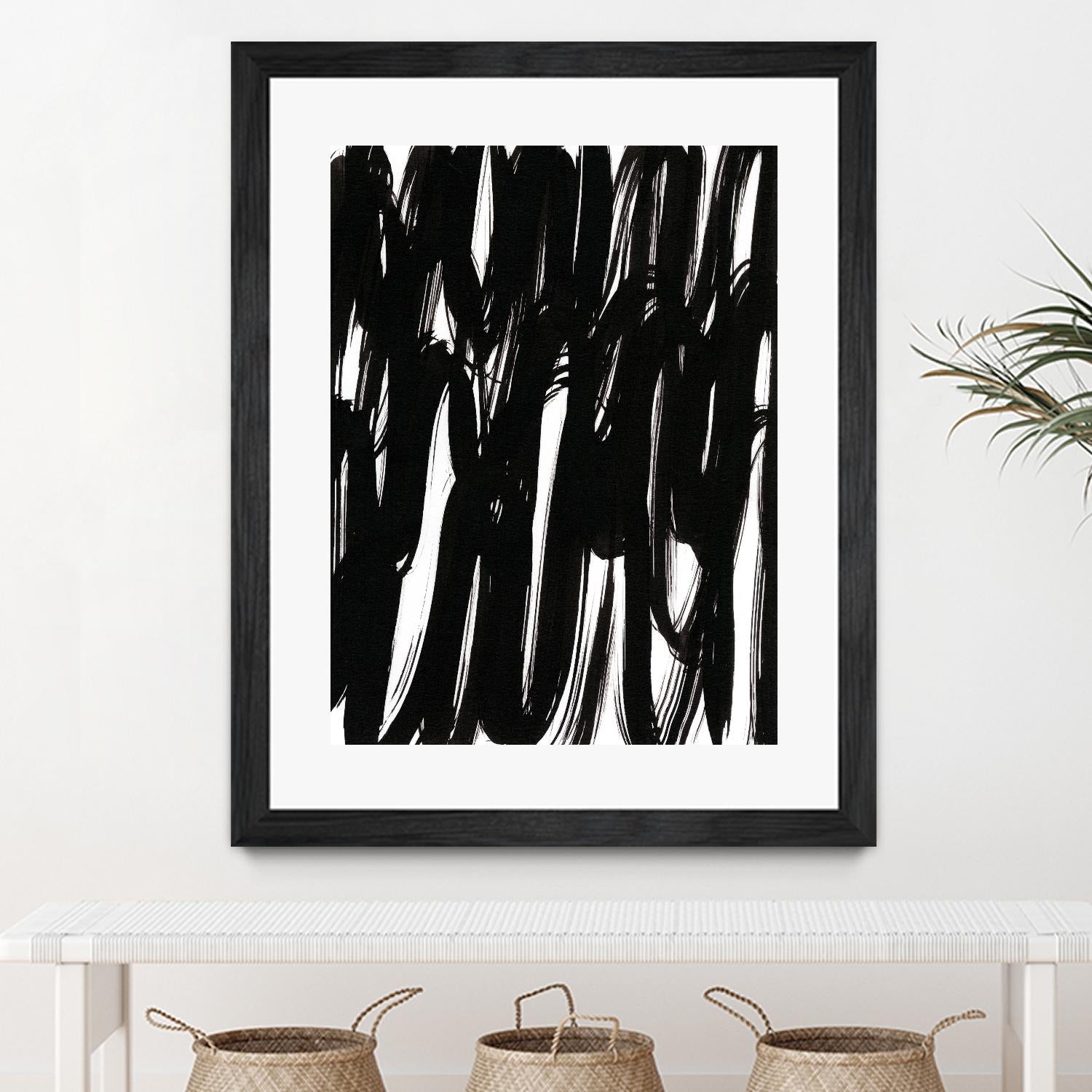 Ink Scribble I by Jodi Fuchs on GIANT ART - white abstract abstract