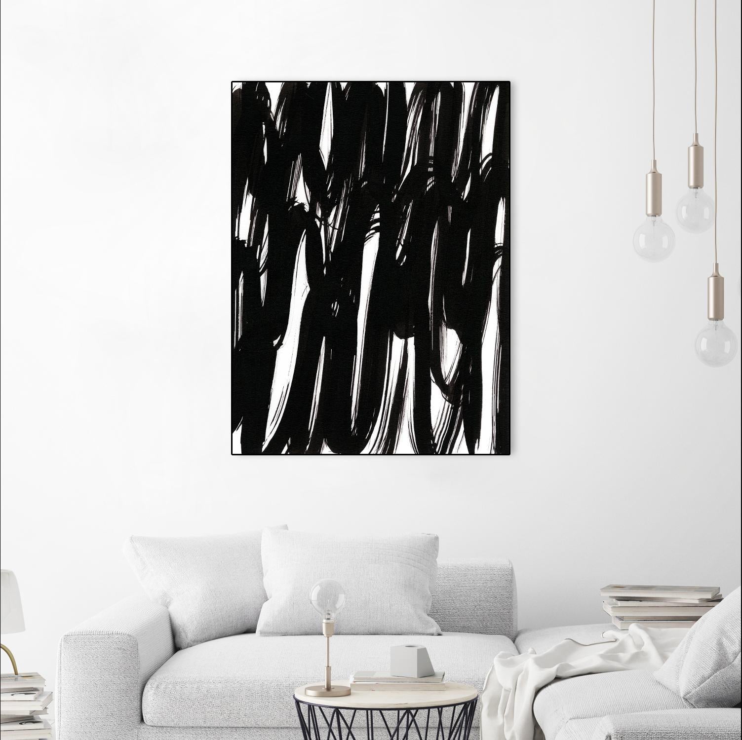 Ink Scribble I by Jodi Fuchs on GIANT ART - white abstract abstract