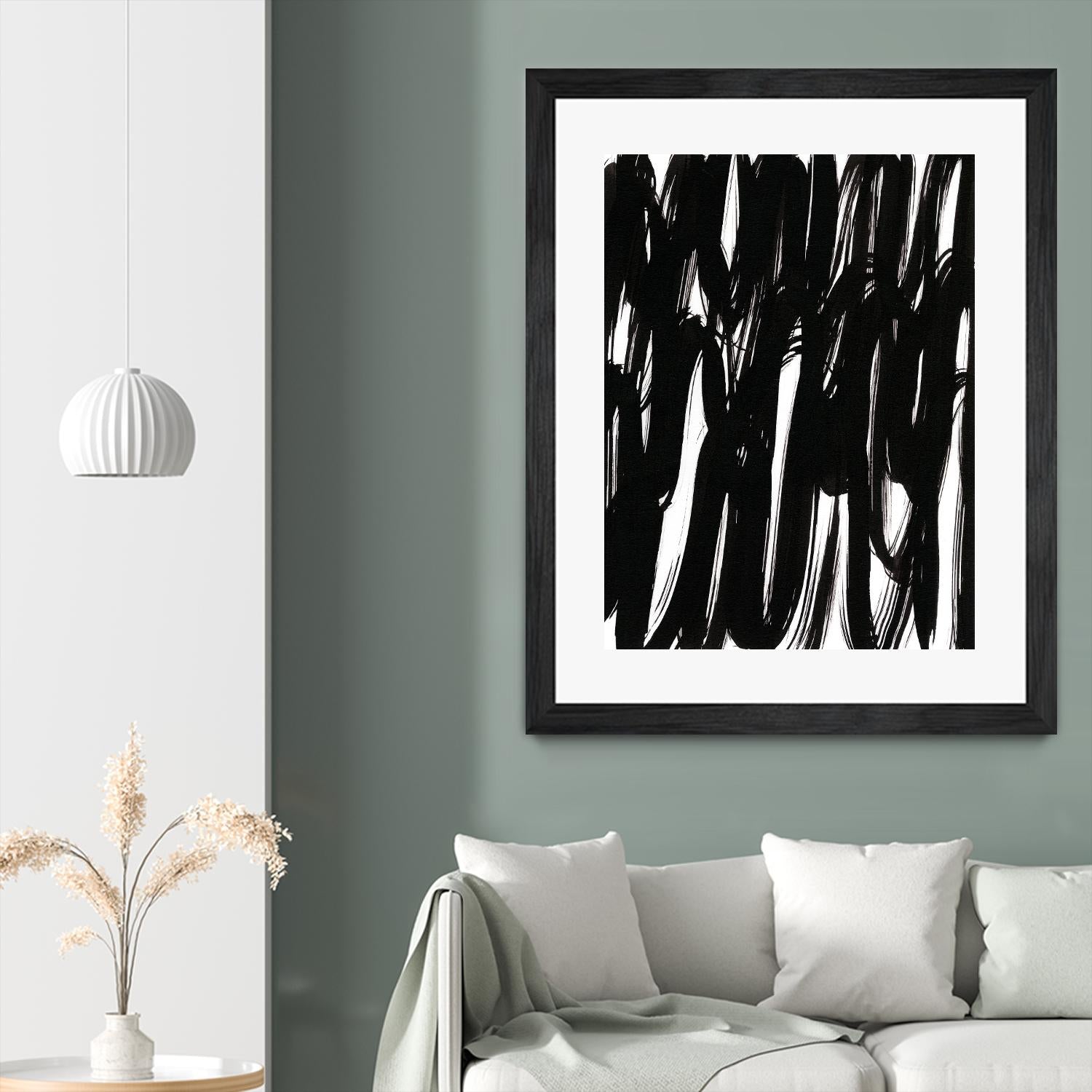 Ink Scribble I by Jodi Fuchs on GIANT ART - white abstract abstract