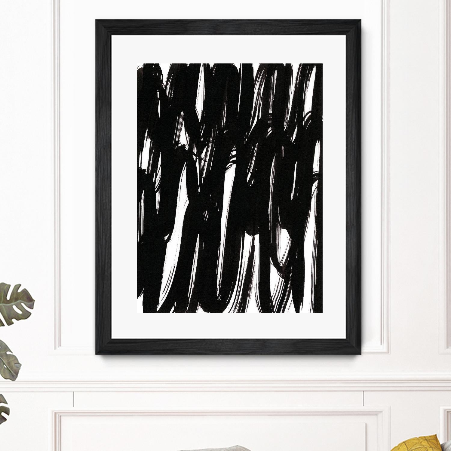 Ink Scribble I by Jodi Fuchs on GIANT ART - white abstract abstract