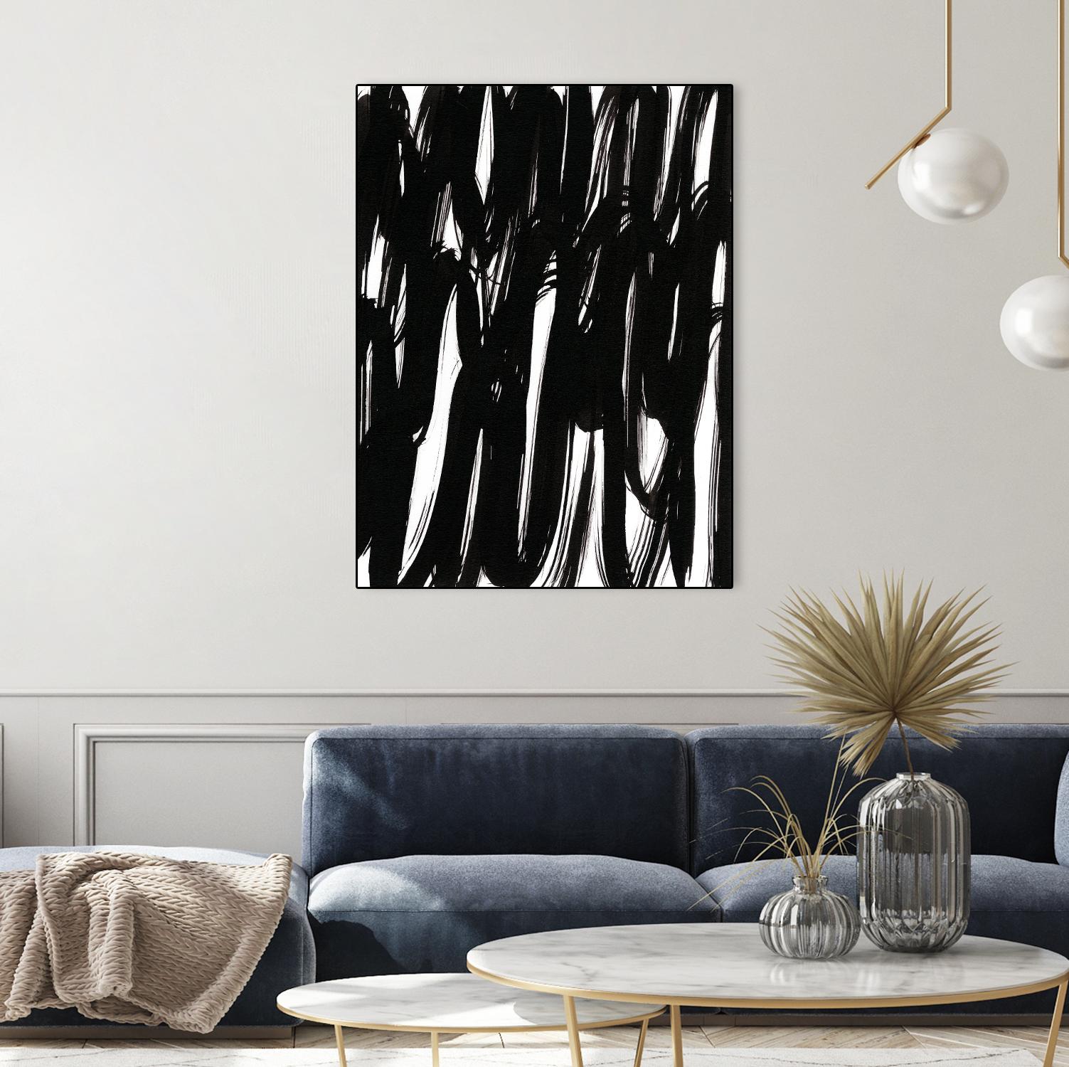 Ink Scribble I by Jodi Fuchs on GIANT ART - white abstract abstract