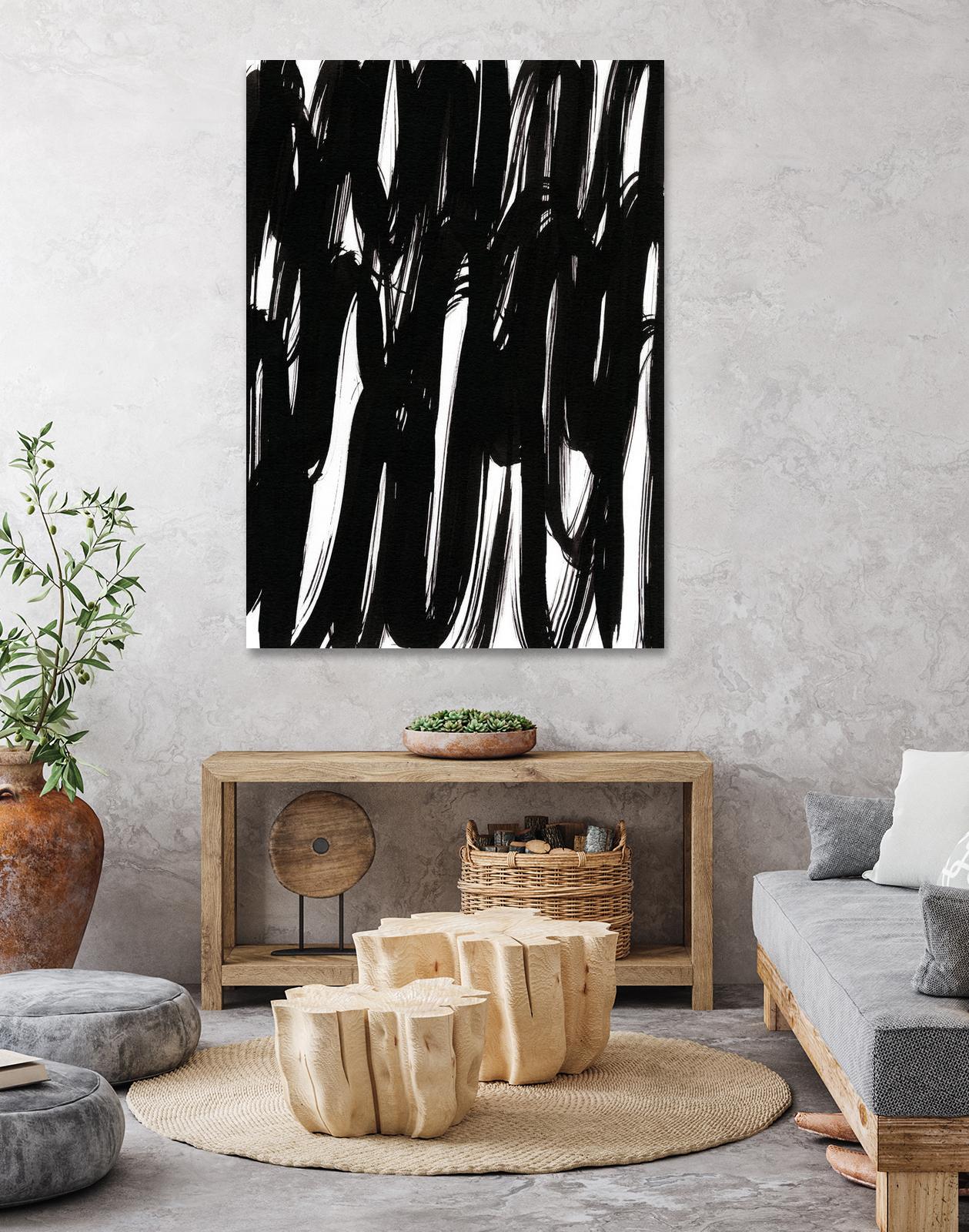 Ink Scribble I by Jodi Fuchs on GIANT ART - white abstract abstract