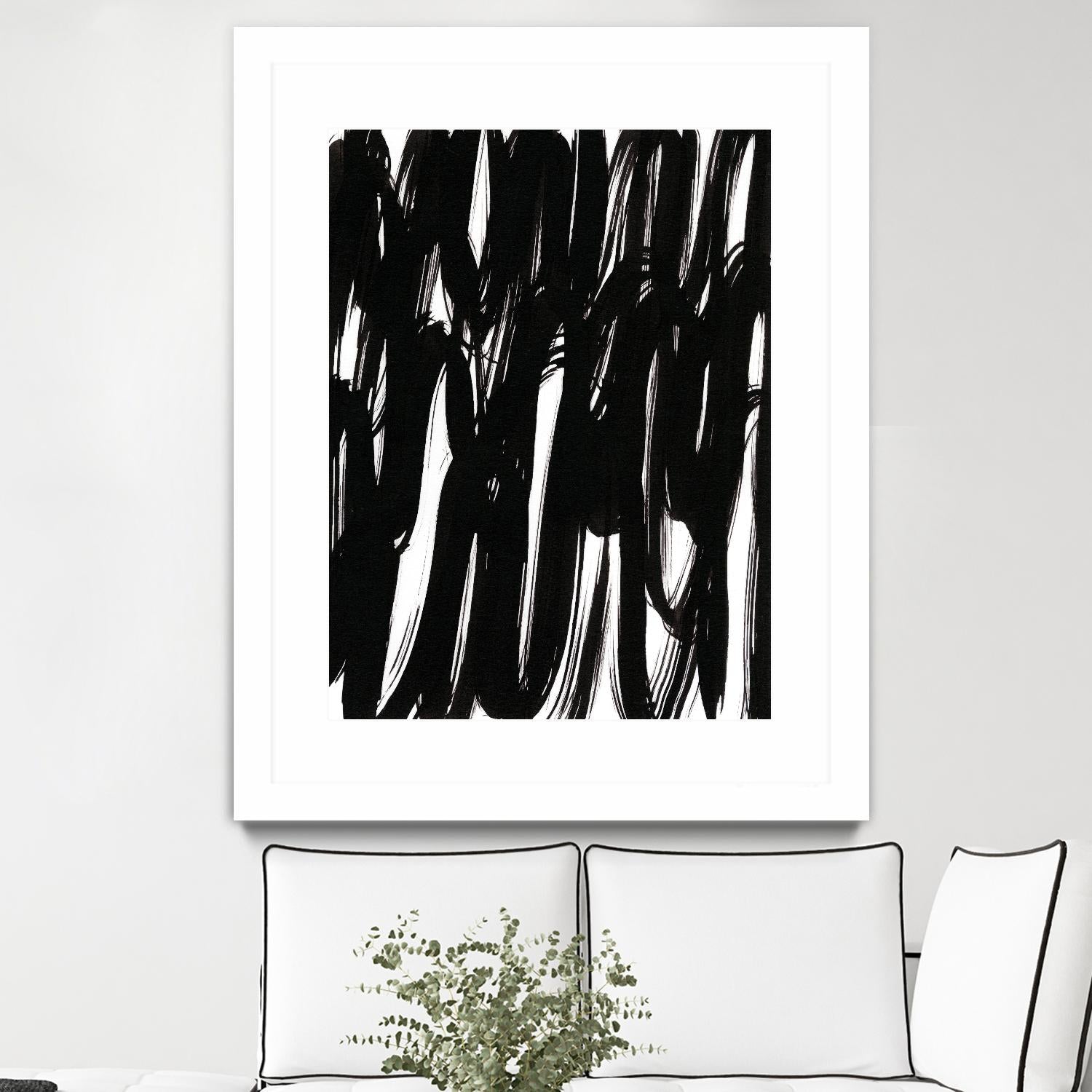 Ink Scribble I by Jodi Fuchs on GIANT ART - white abstract abstract