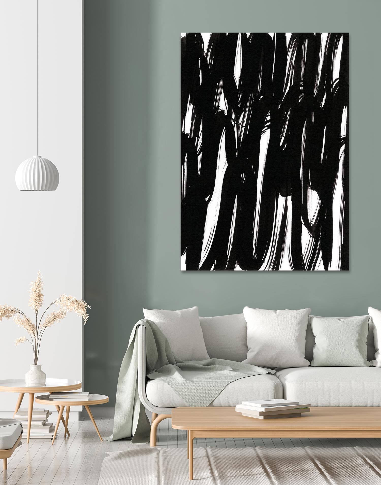 Ink Scribble I by Jodi Fuchs on GIANT ART - white abstract abstract