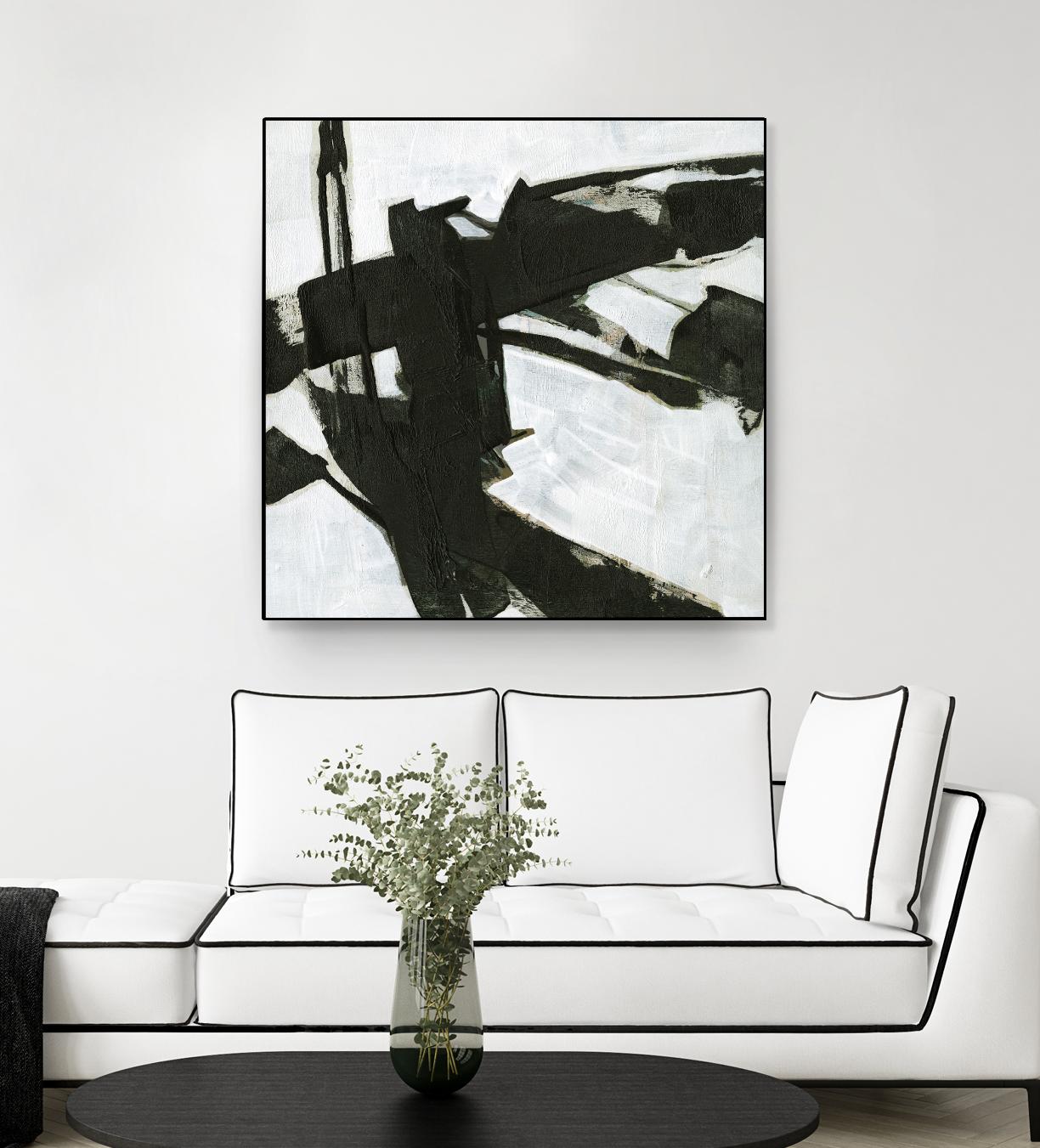 Ode an Kline I by Jennifer Goldberger on GIANT ART - white abstract abstract