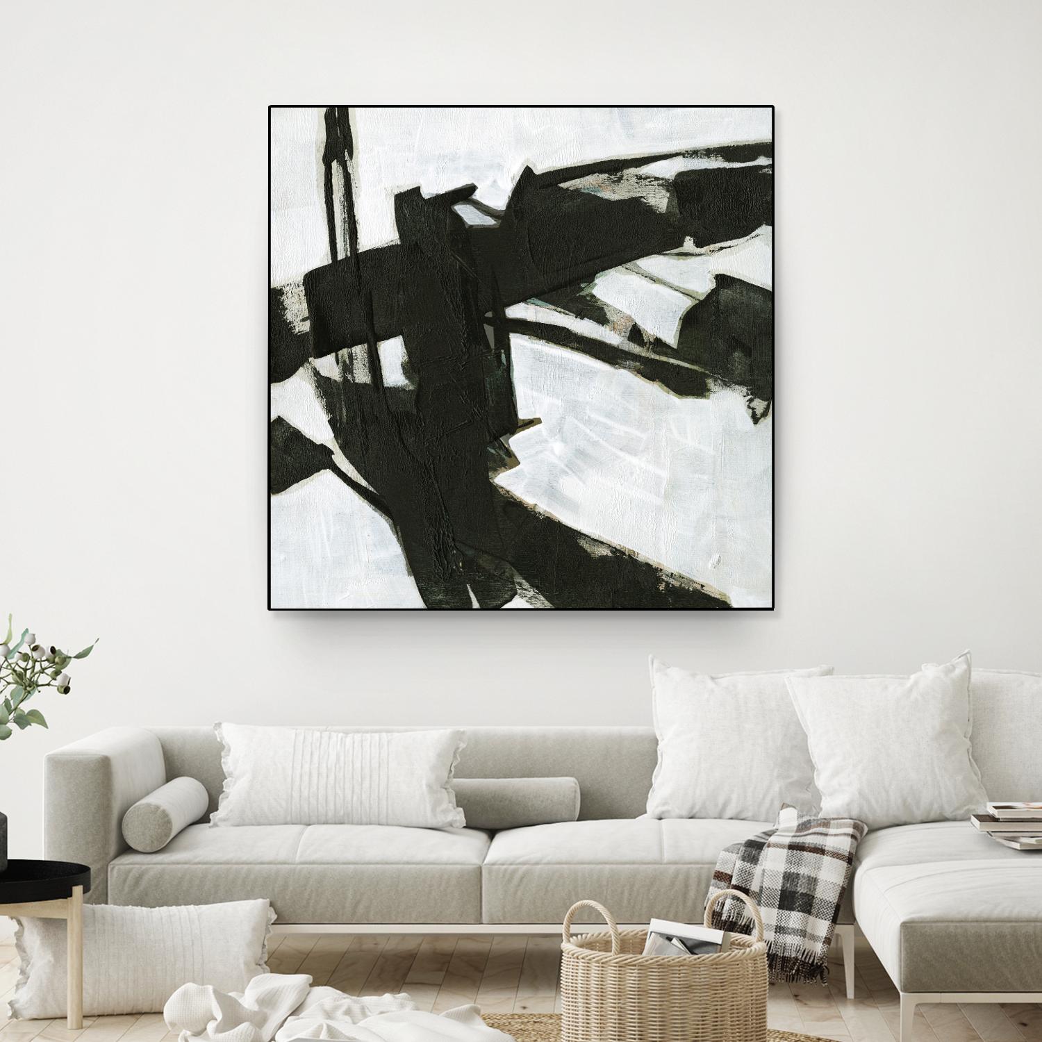 Ode an Kline I by Jennifer Goldberger on GIANT ART - white abstract abstract