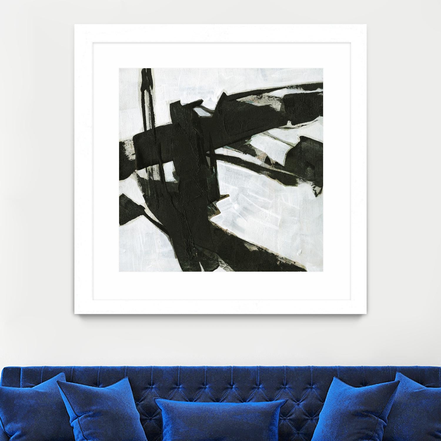 Ode an Kline I by Jennifer Goldberger on GIANT ART - white abstract abstract