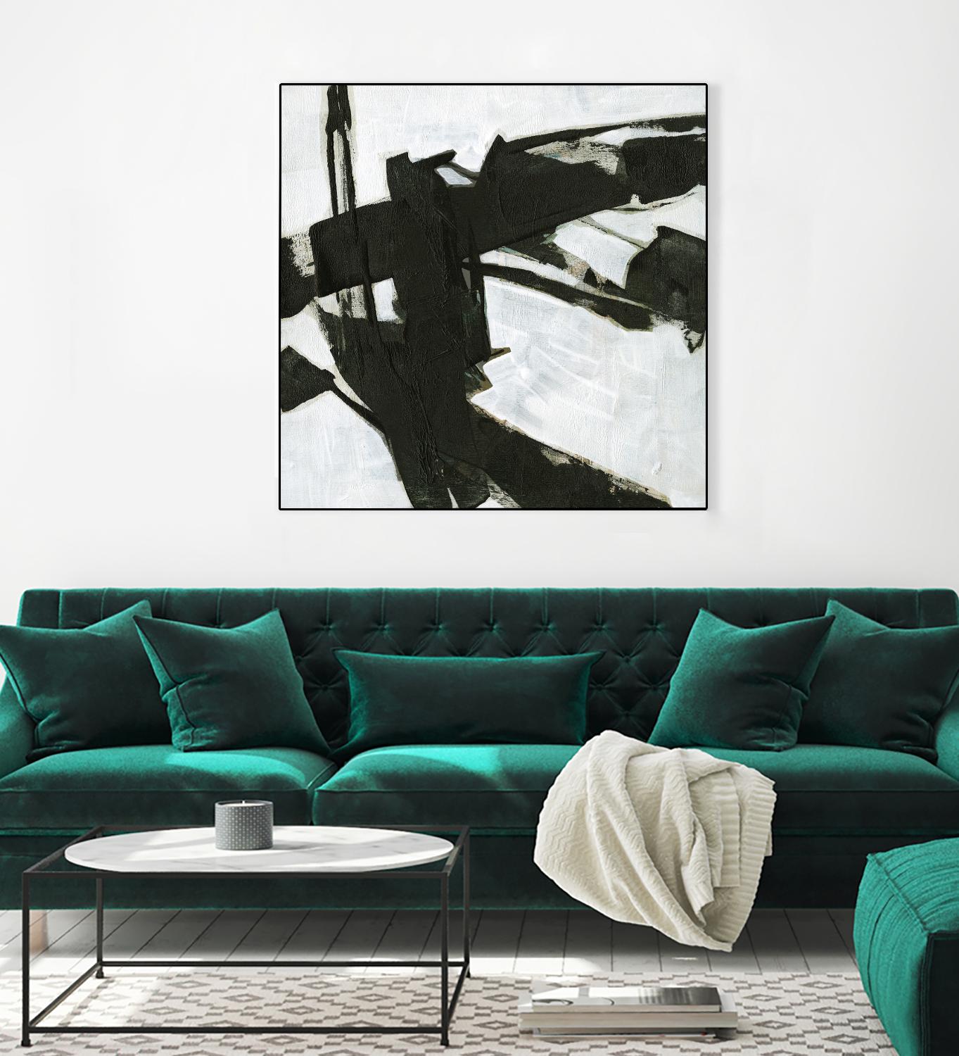 Ode an Kline I by Jennifer Goldberger on GIANT ART - white abstract abstract