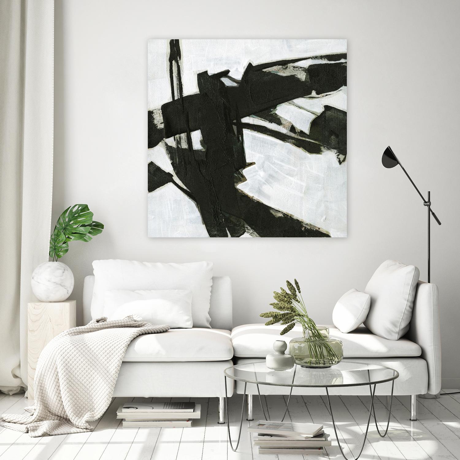 Ode an Kline I by Jennifer Goldberger on GIANT ART - white abstract abstract