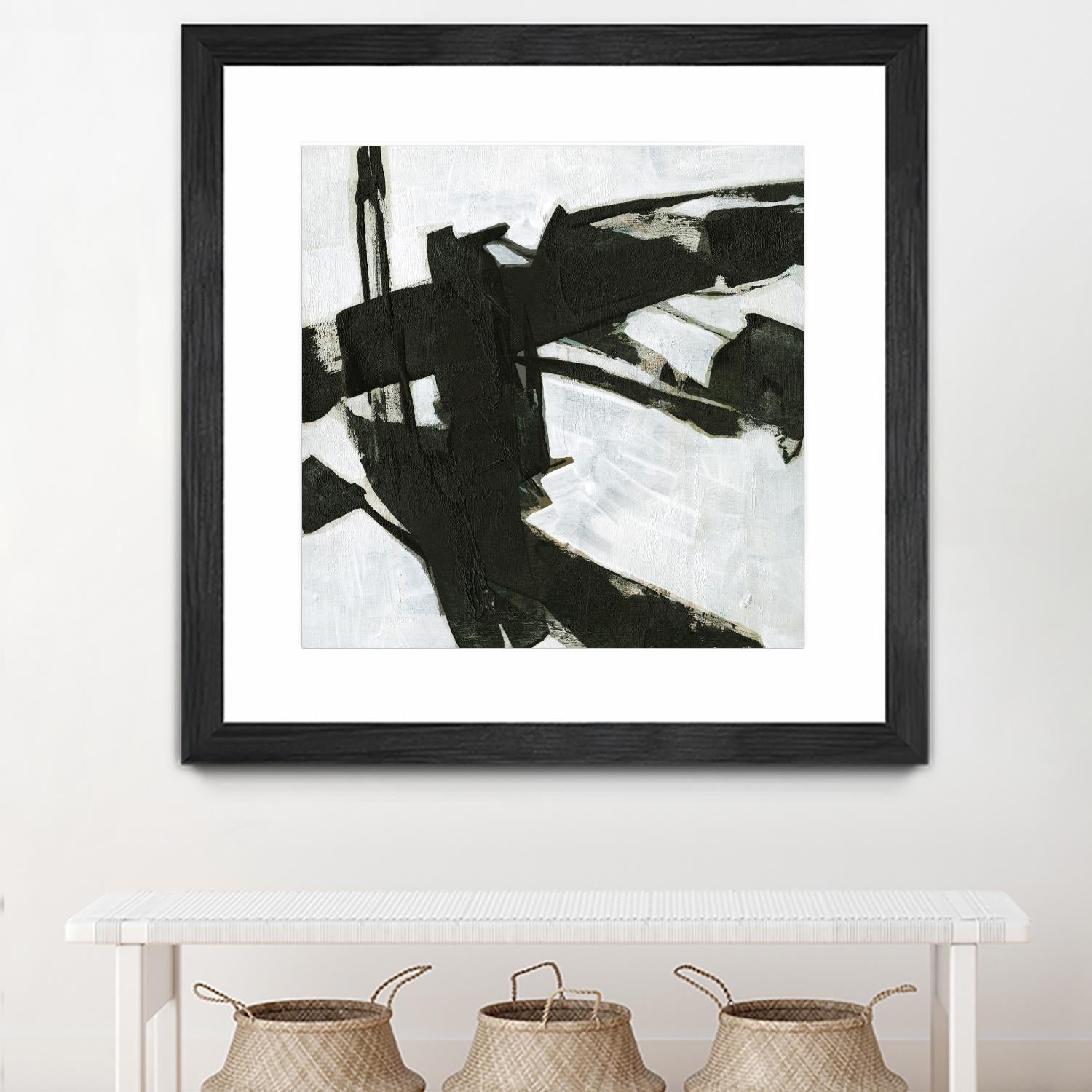 Ode an Kline I by Jennifer Goldberger on GIANT ART - white abstract abstract