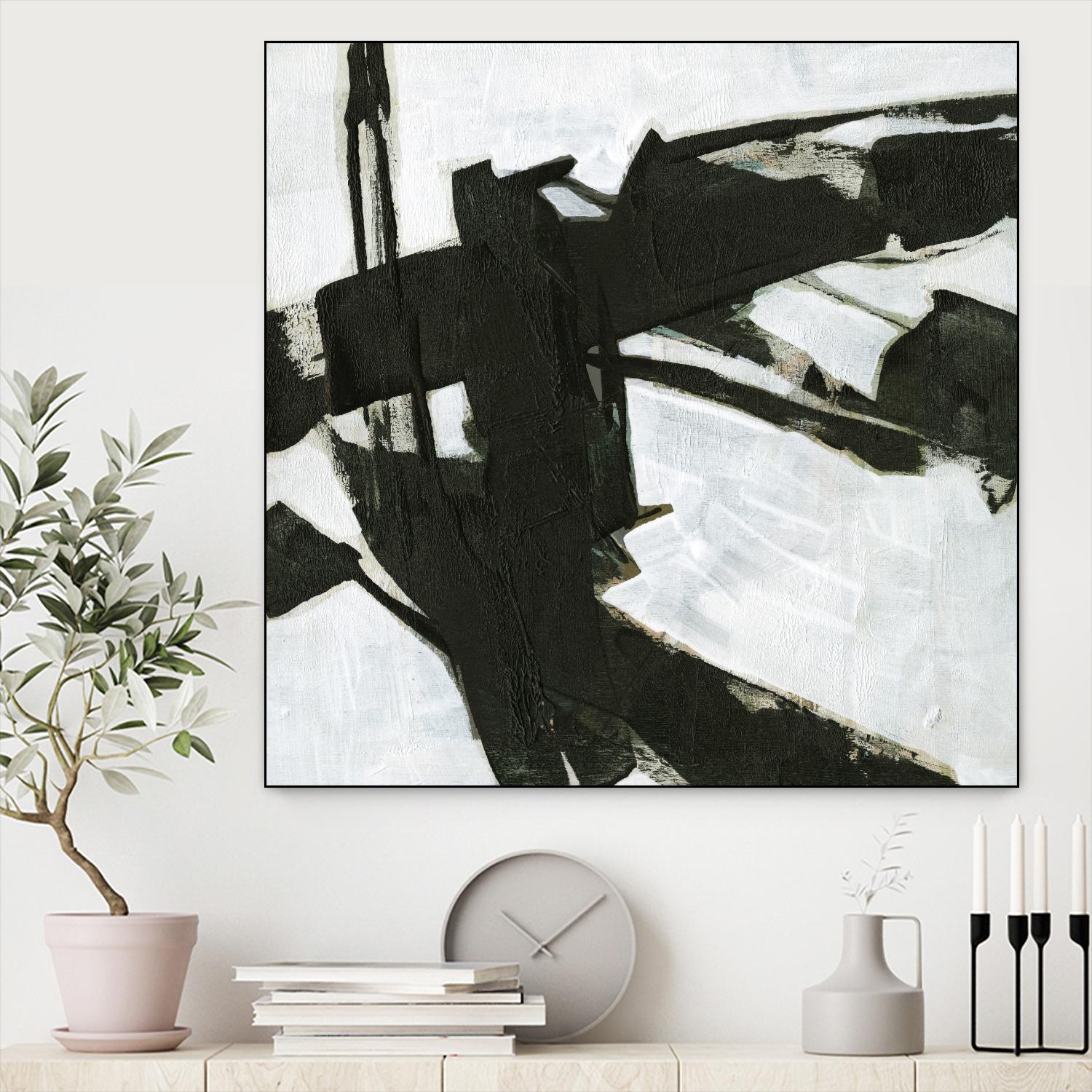 Ode an Kline I by Jennifer Goldberger on GIANT ART - white abstract abstract