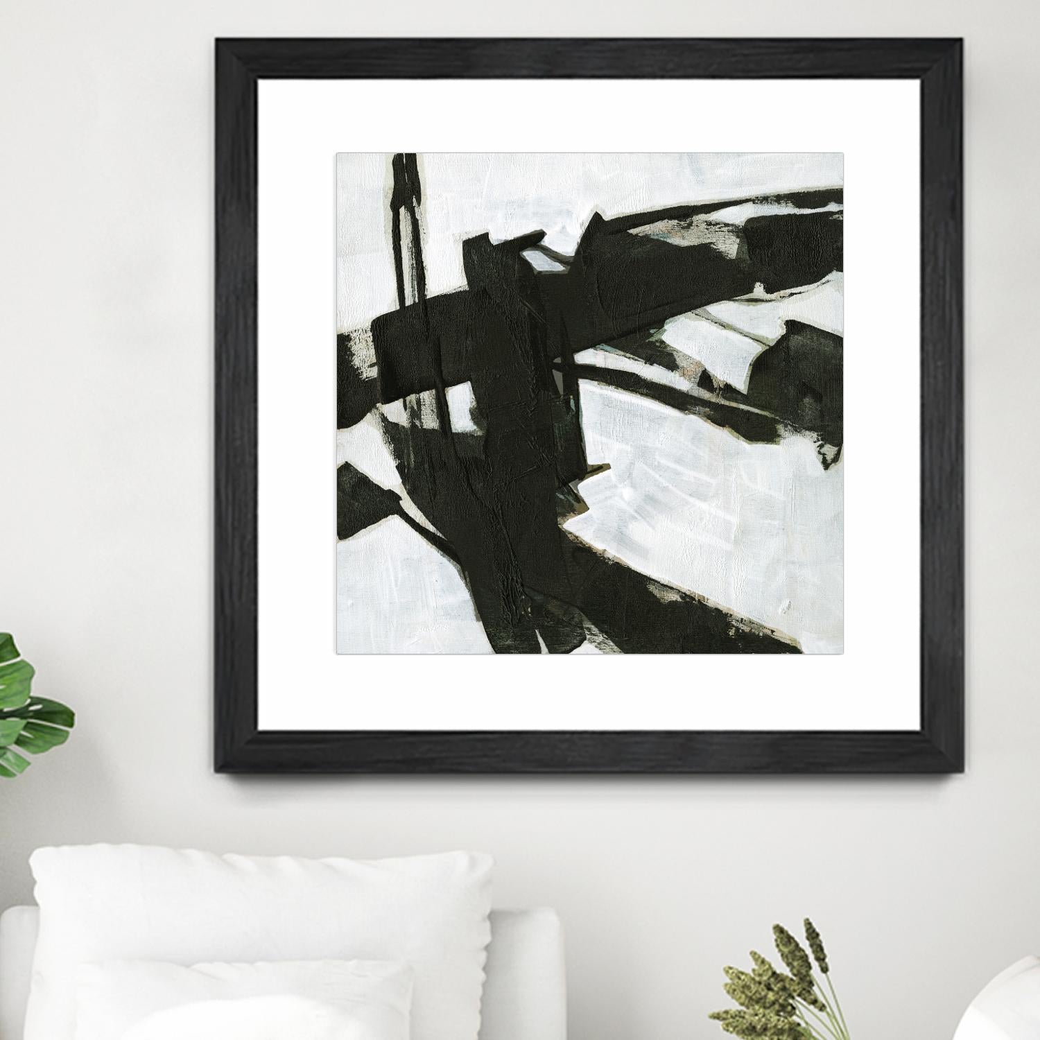 Ode an Kline I by Jennifer Goldberger on GIANT ART - white abstract abstract