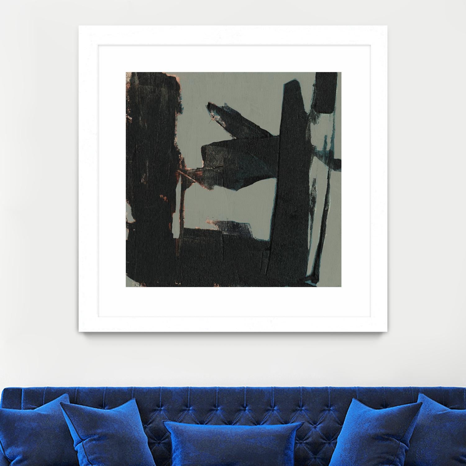 Ode an Kline II by Jennifer Goldberger on GIANT ART - grey abstract abstract