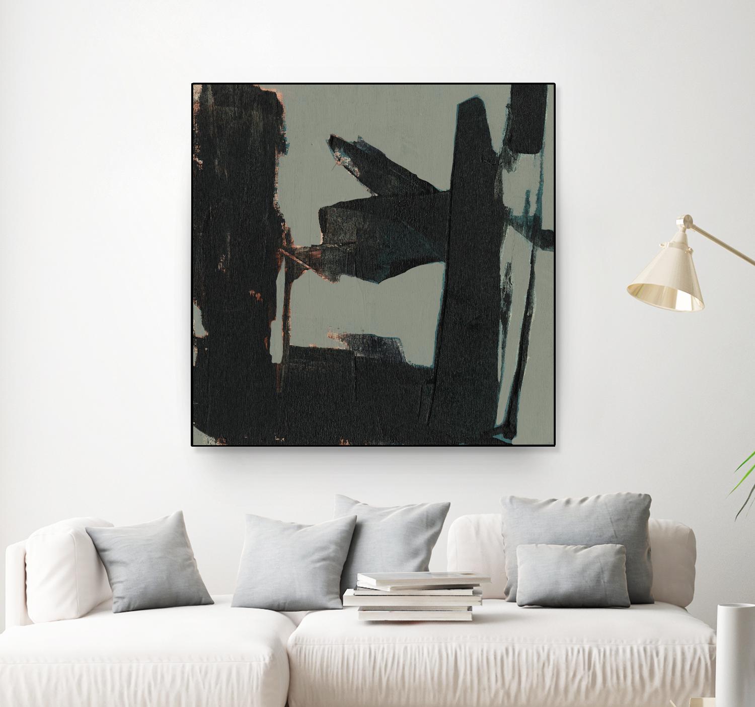 Ode an Kline II by Jennifer Goldberger on GIANT ART - grey abstract abstract