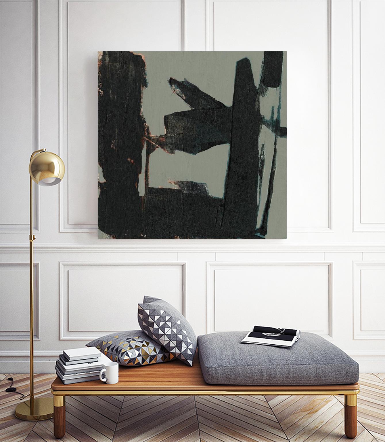 Ode an Kline II by Jennifer Goldberger on GIANT ART - grey abstract abstract