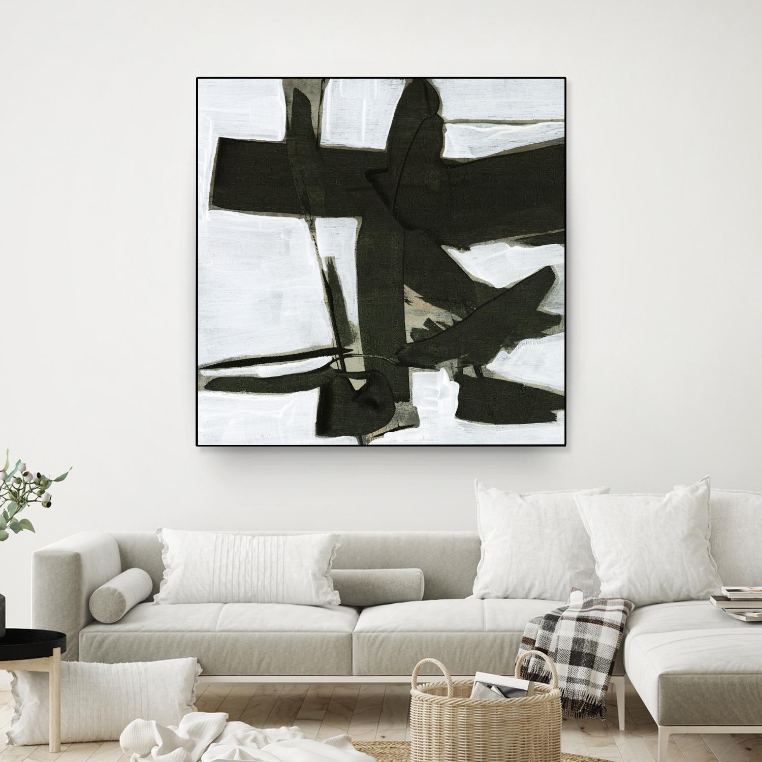 Ode an Kline III by Jennifer Goldberger on GIANT ART - white abstract abstract