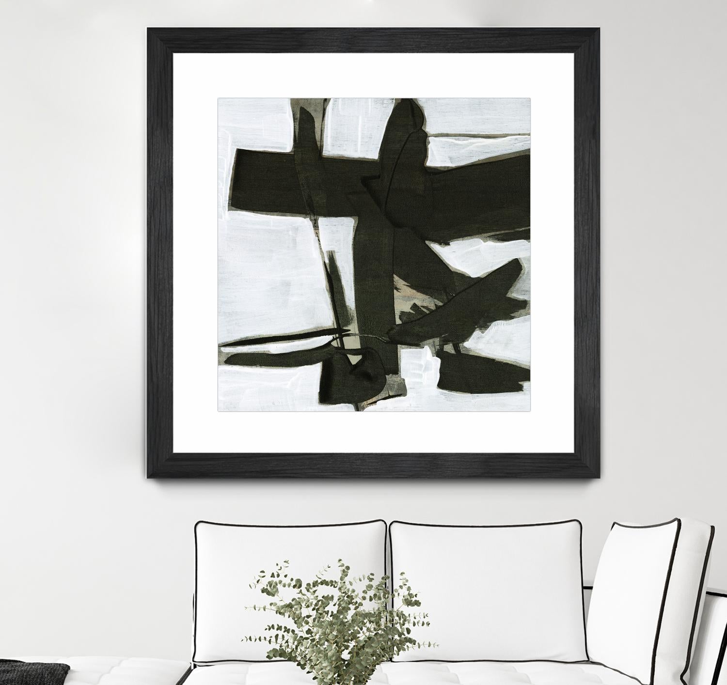 Ode an Kline III by Jennifer Goldberger on GIANT ART - white abstract abstract