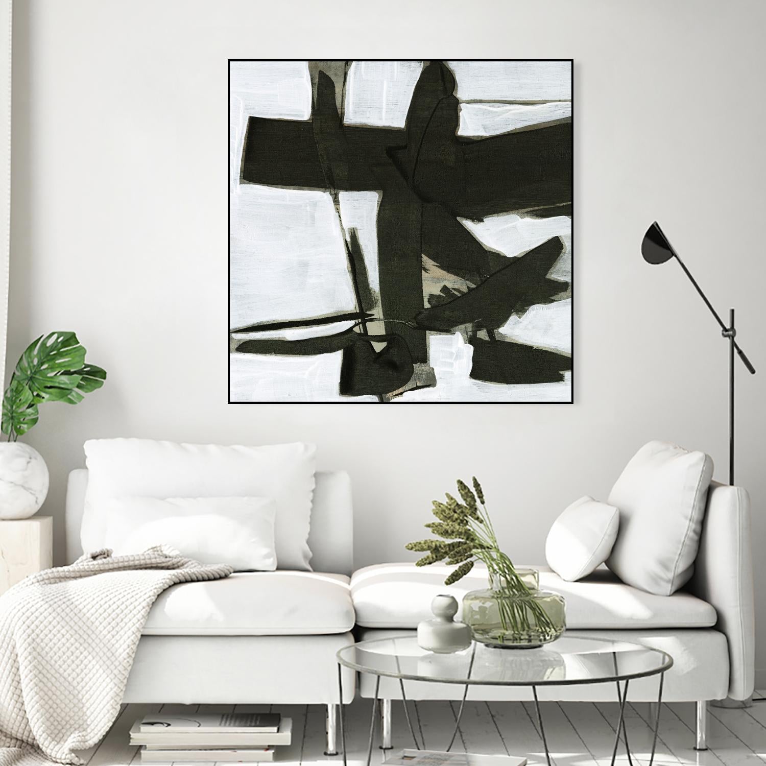Ode an Kline III by Jennifer Goldberger on GIANT ART - white abstract abstract