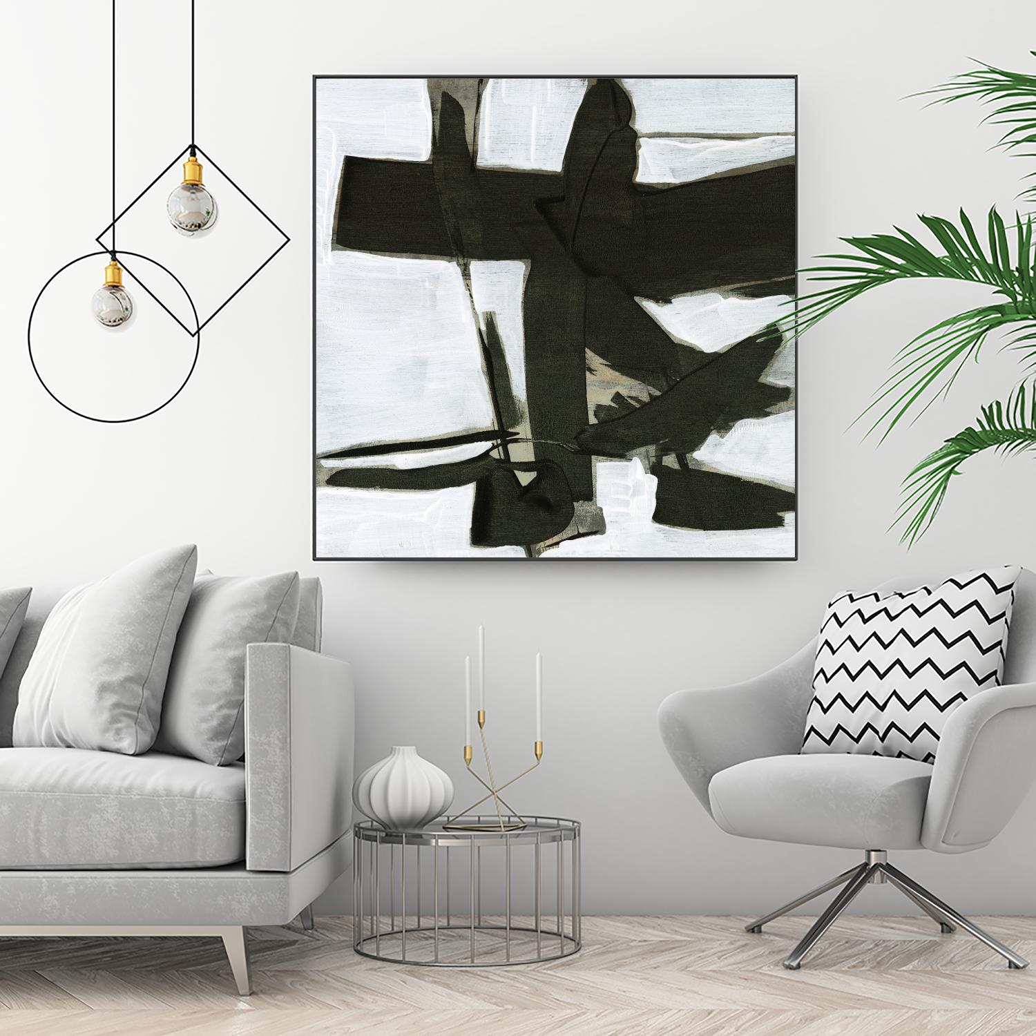 Ode an Kline III by Jennifer Goldberger on GIANT ART - white abstract abstract