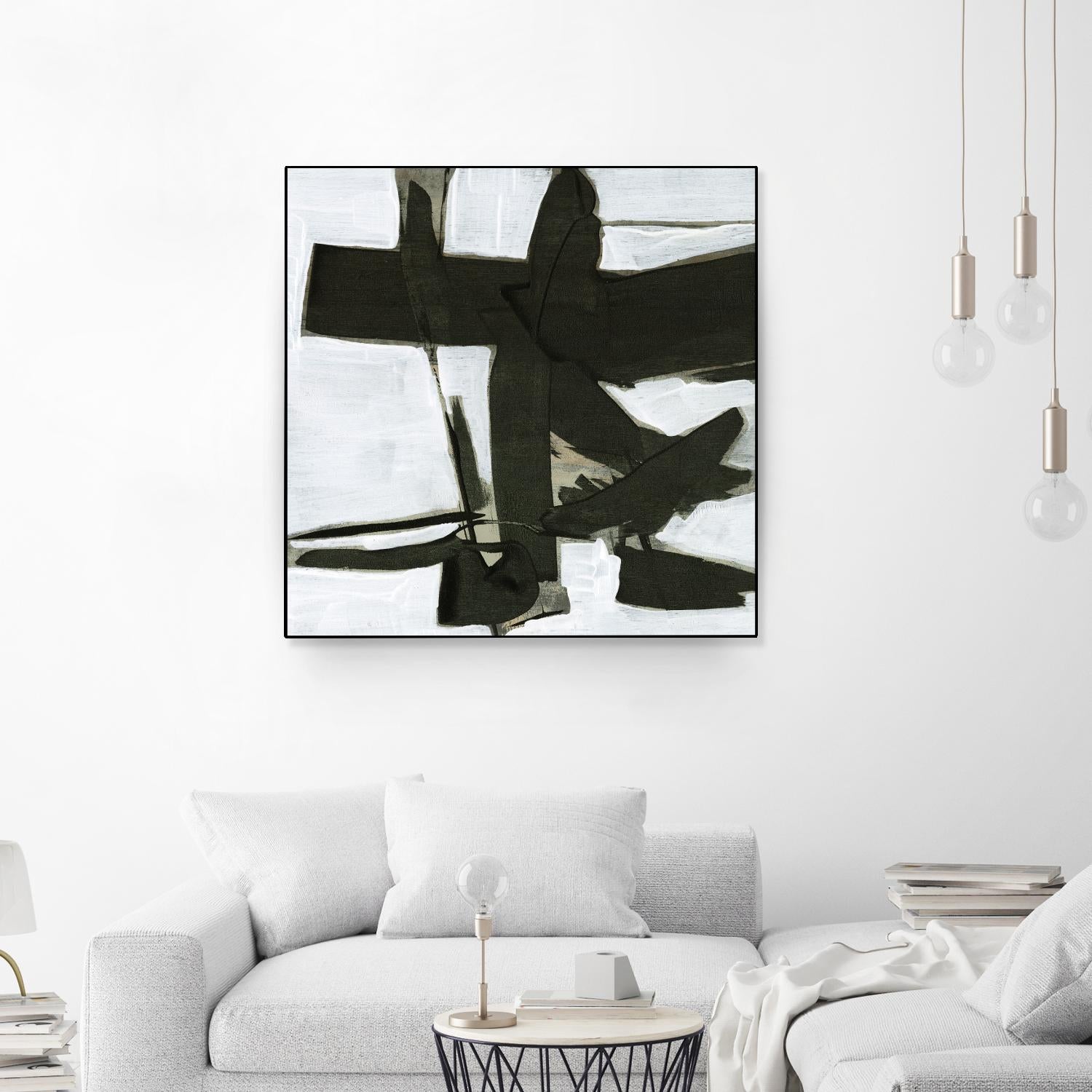 Ode an Kline III by Jennifer Goldberger on GIANT ART - white abstract abstract