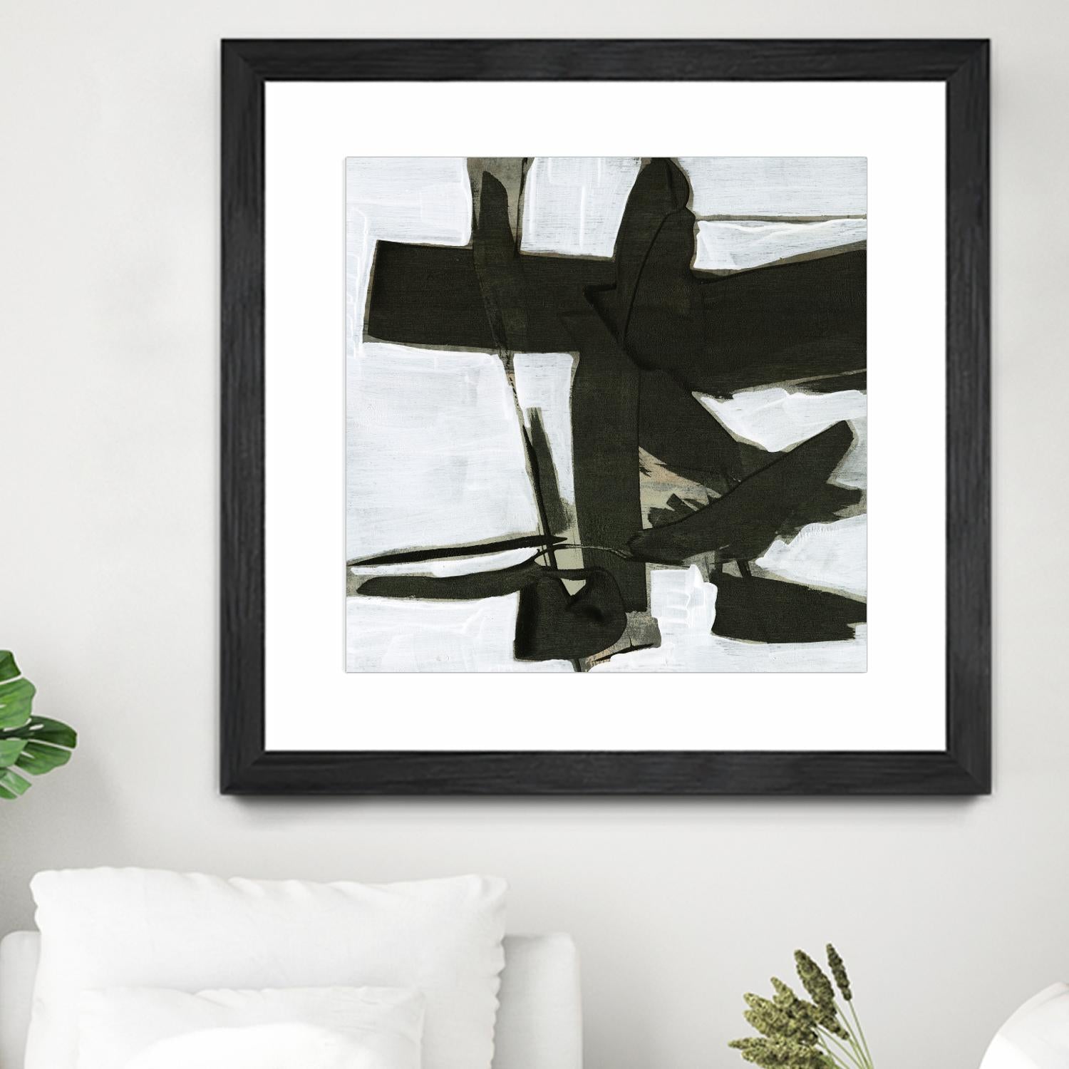 Ode an Kline III by Jennifer Goldberger on GIANT ART - white abstract abstract