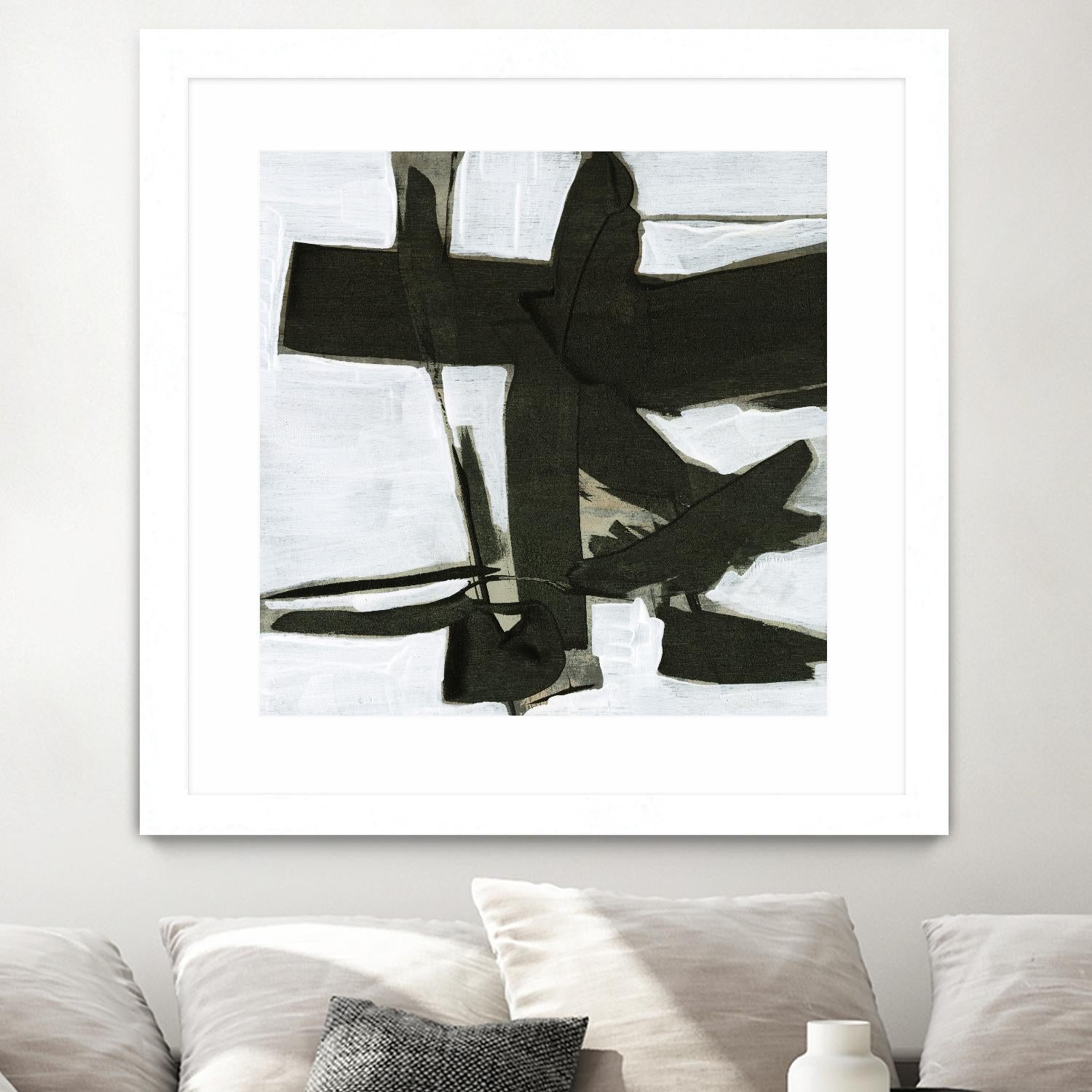 Ode an Kline III by Jennifer Goldberger on GIANT ART - white abstract abstract