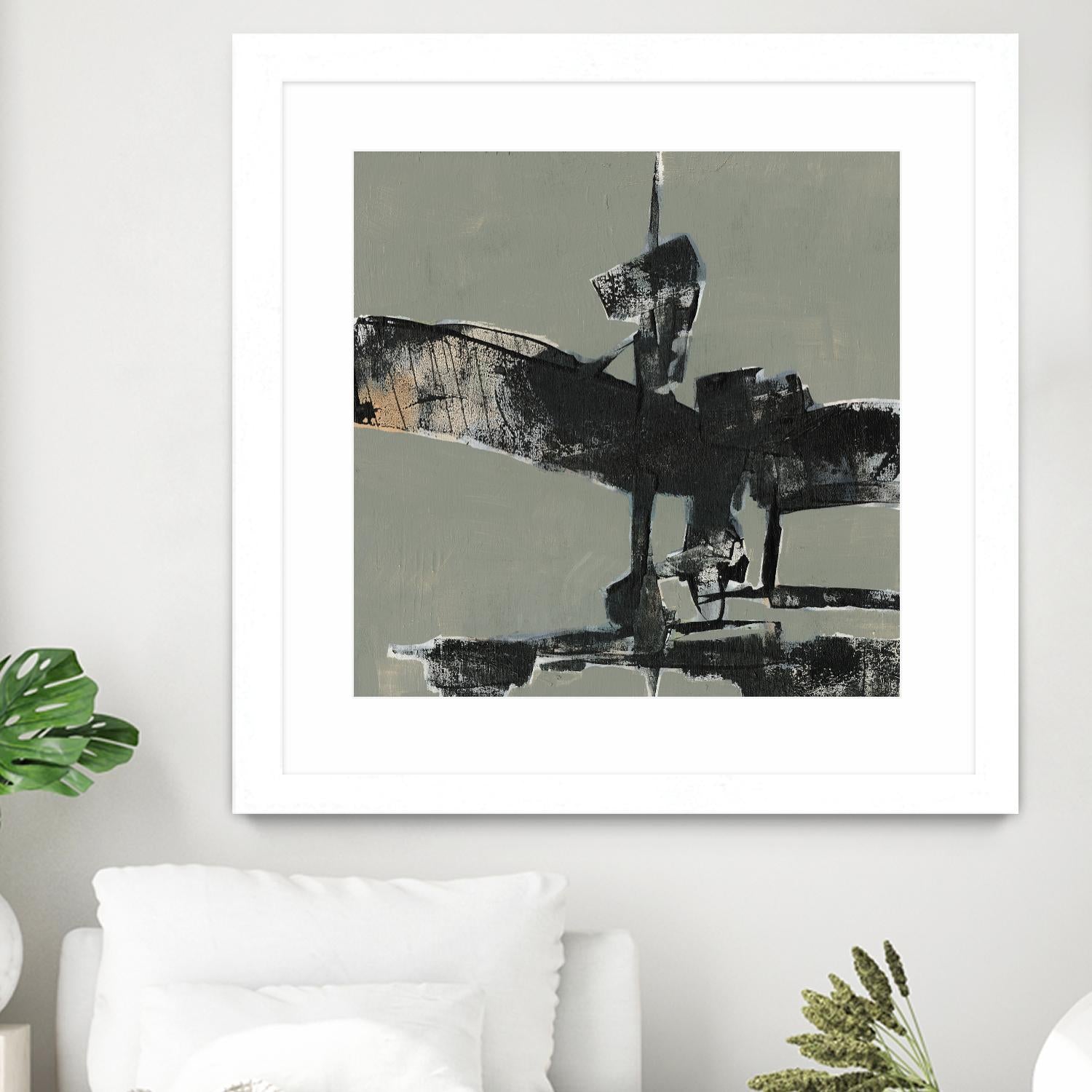 Ode an Kline IV by Jennifer Goldberger on GIANT ART - gold abstract abstract