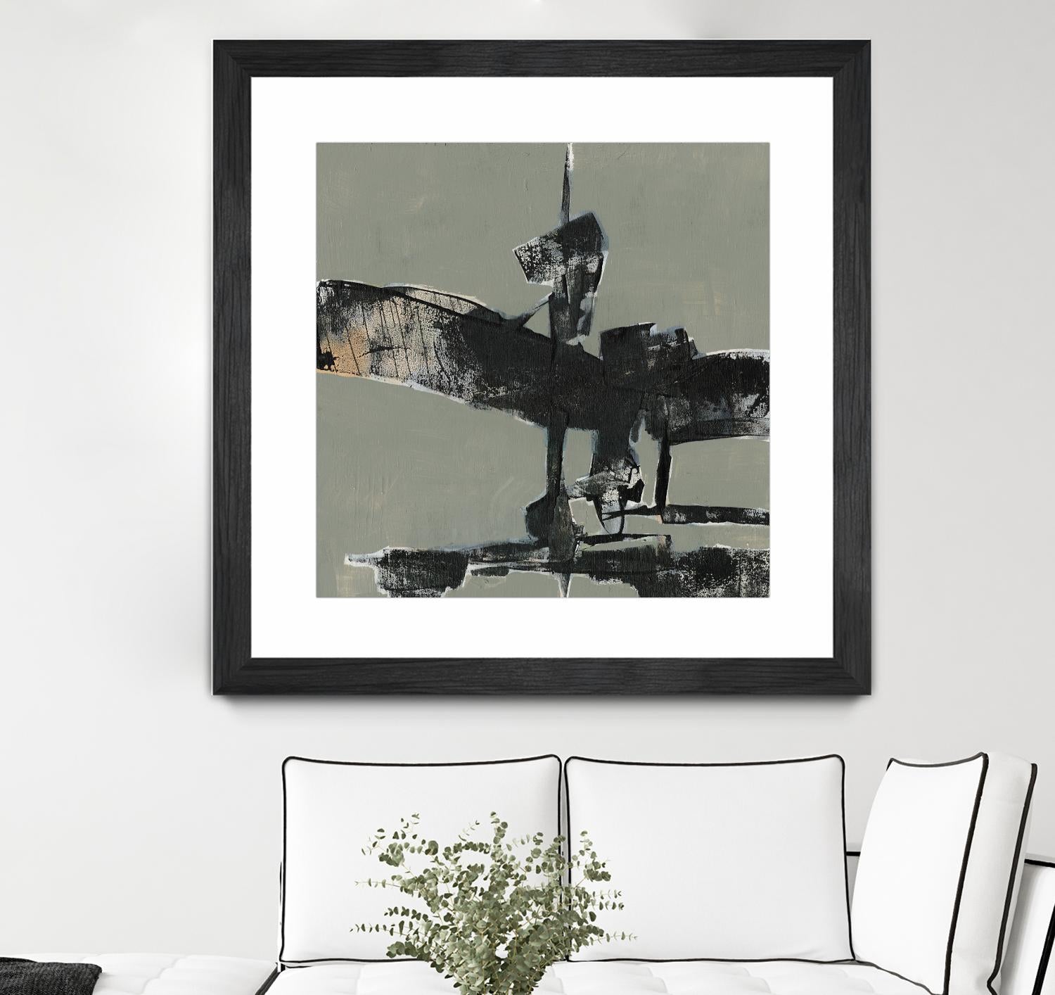 Ode an Kline IV by Jennifer Goldberger on GIANT ART - gold abstract abstract