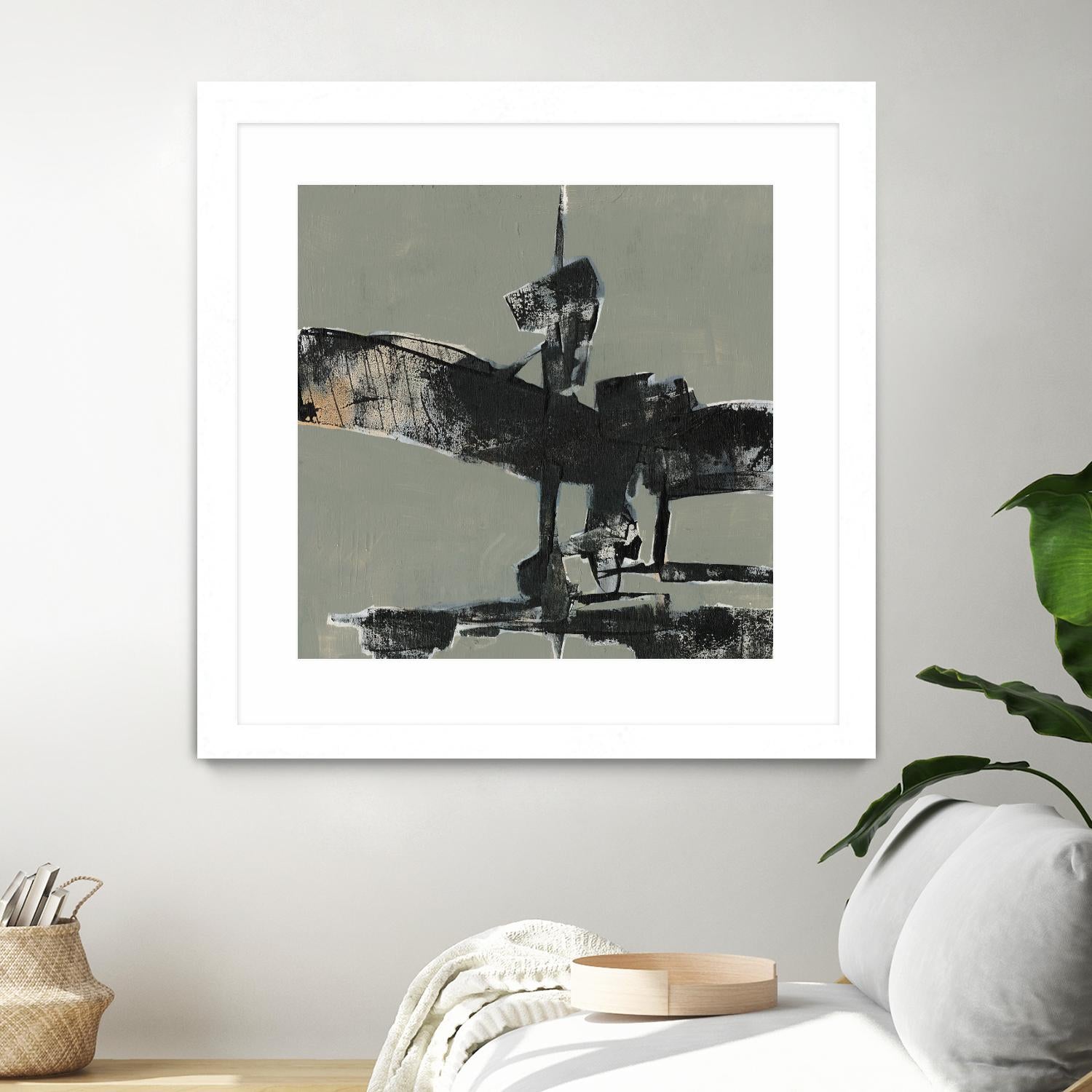 Ode an Kline IV by Jennifer Goldberger on GIANT ART - gold abstract abstract