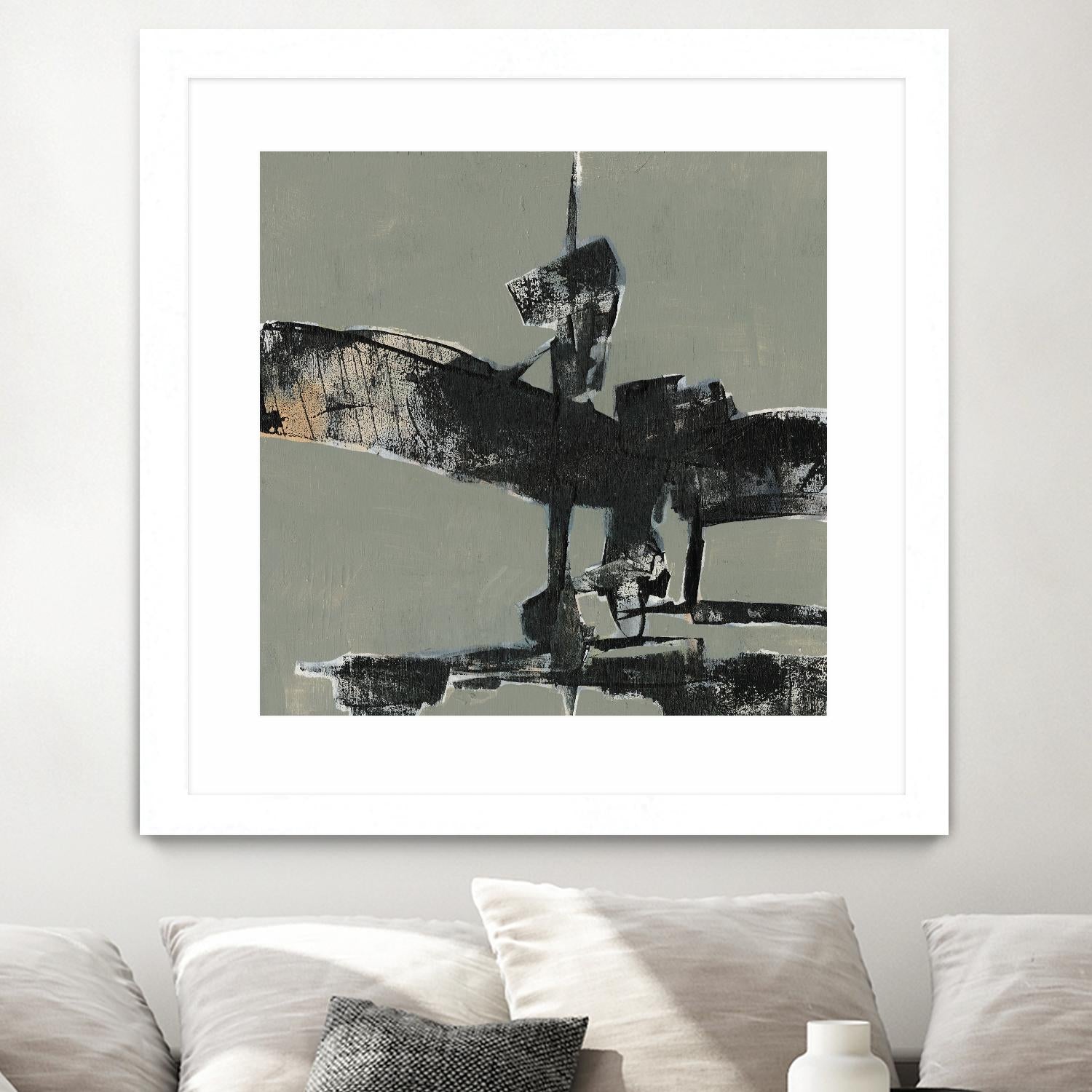 Ode an Kline IV by Jennifer Goldberger on GIANT ART - gold abstract abstract