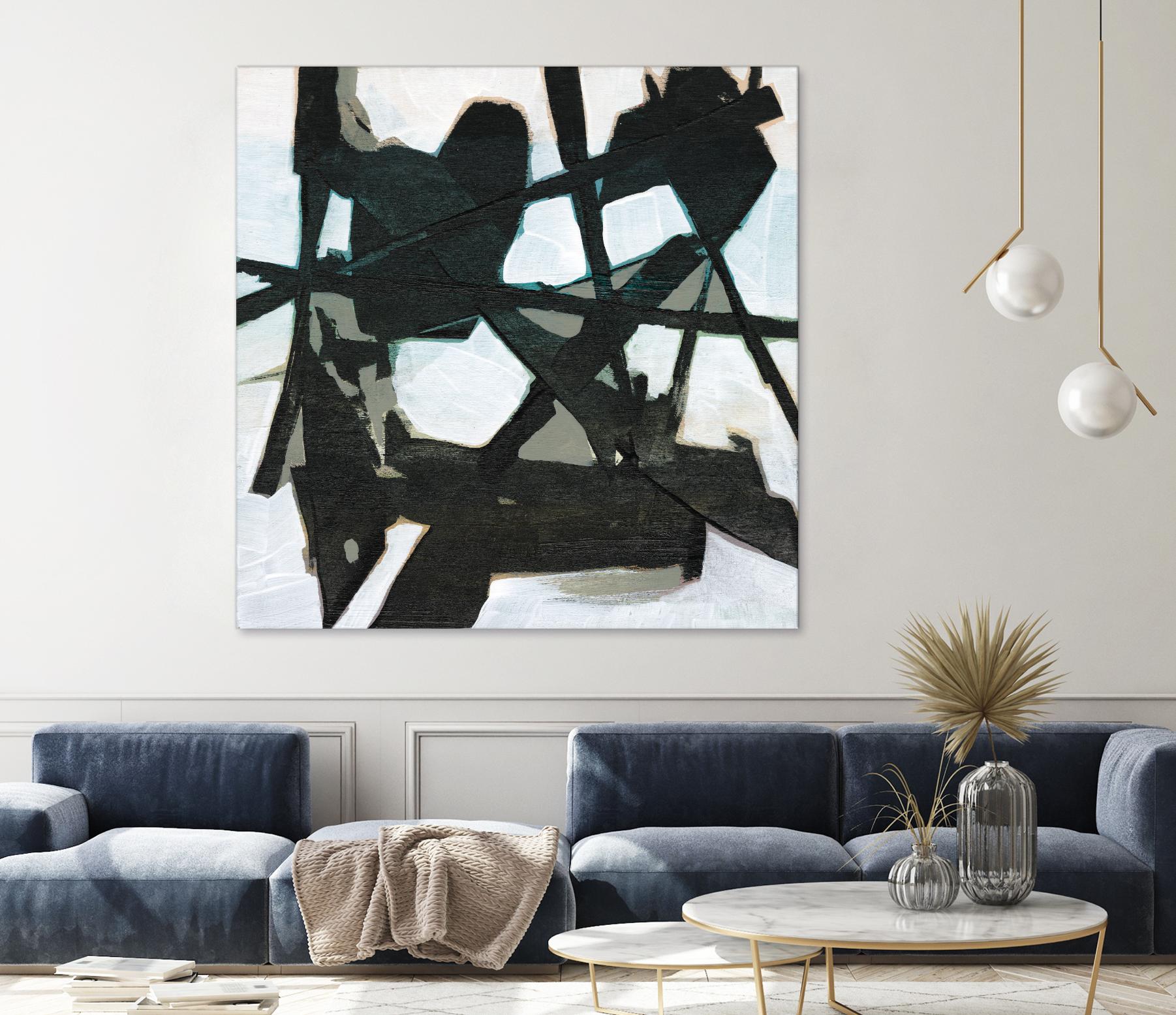 Ode an Kline V by Jennifer Goldberger on GIANT ART - blue abstract abstract