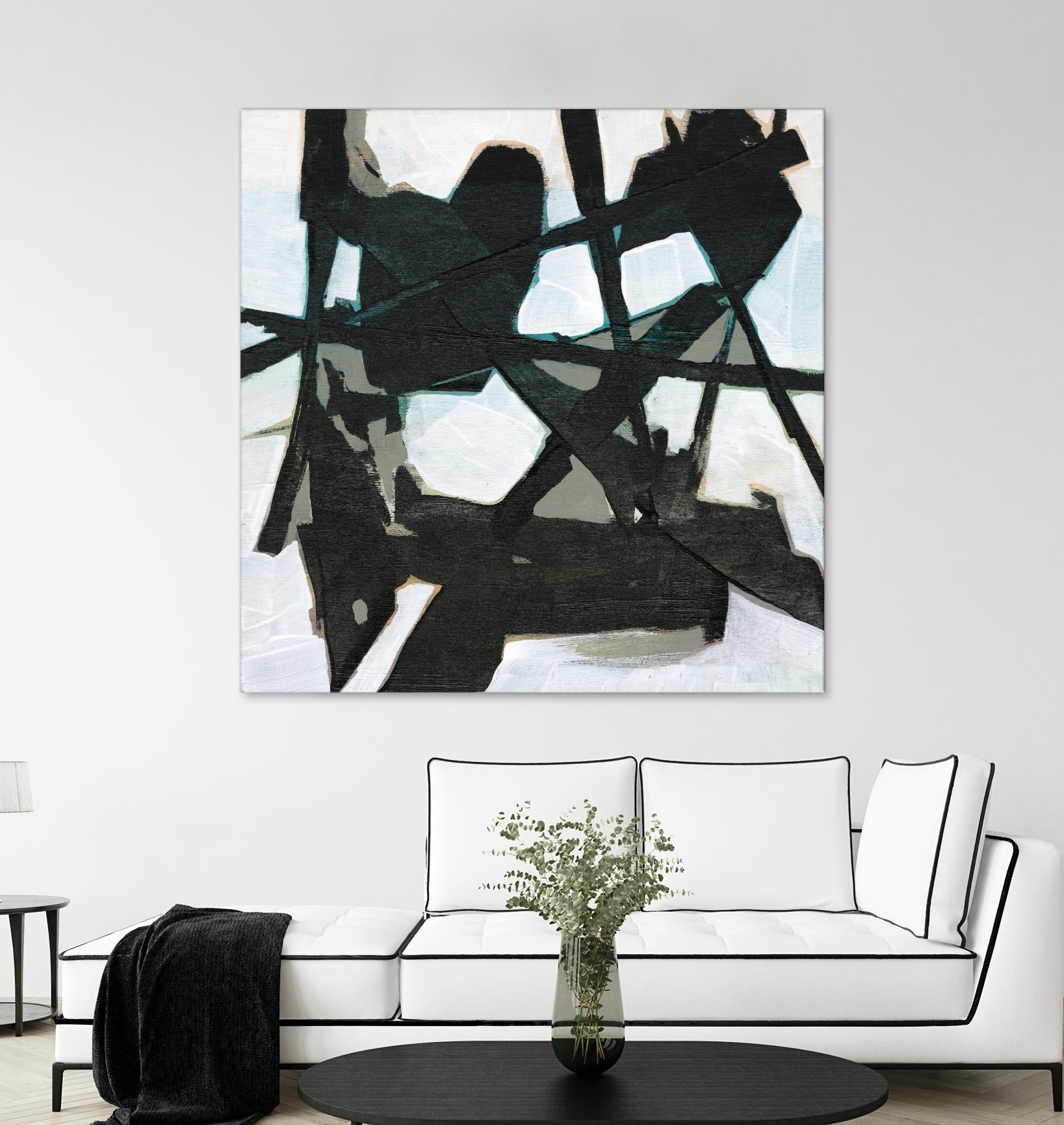 Ode an Kline V by Jennifer Goldberger on GIANT ART - blue abstract abstract