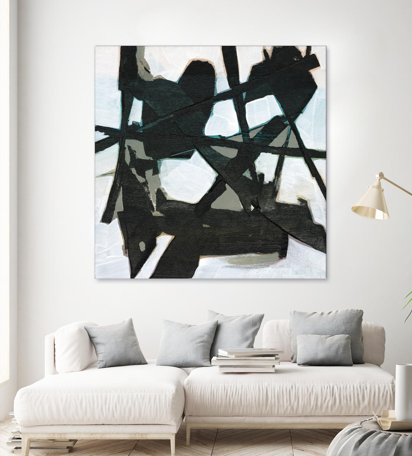 Ode an Kline V by Jennifer Goldberger on GIANT ART - blue abstract abstract