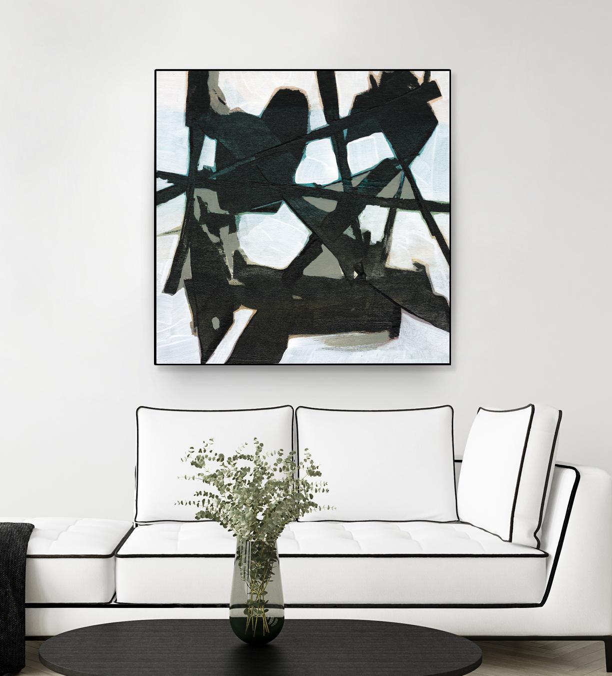 Ode an Kline V by Jennifer Goldberger on GIANT ART - blue abstract abstract