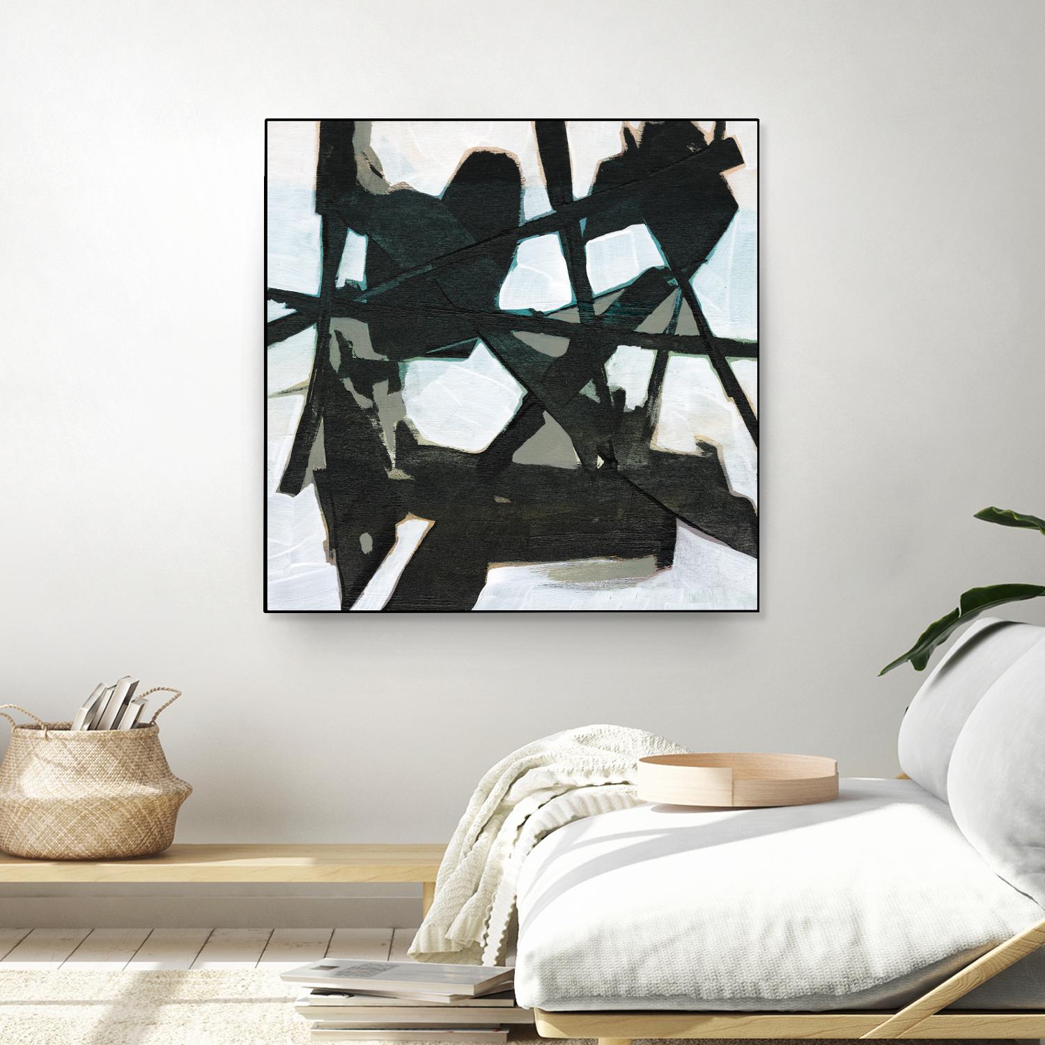 Ode an Kline V by Jennifer Goldberger on GIANT ART - blue abstract abstract