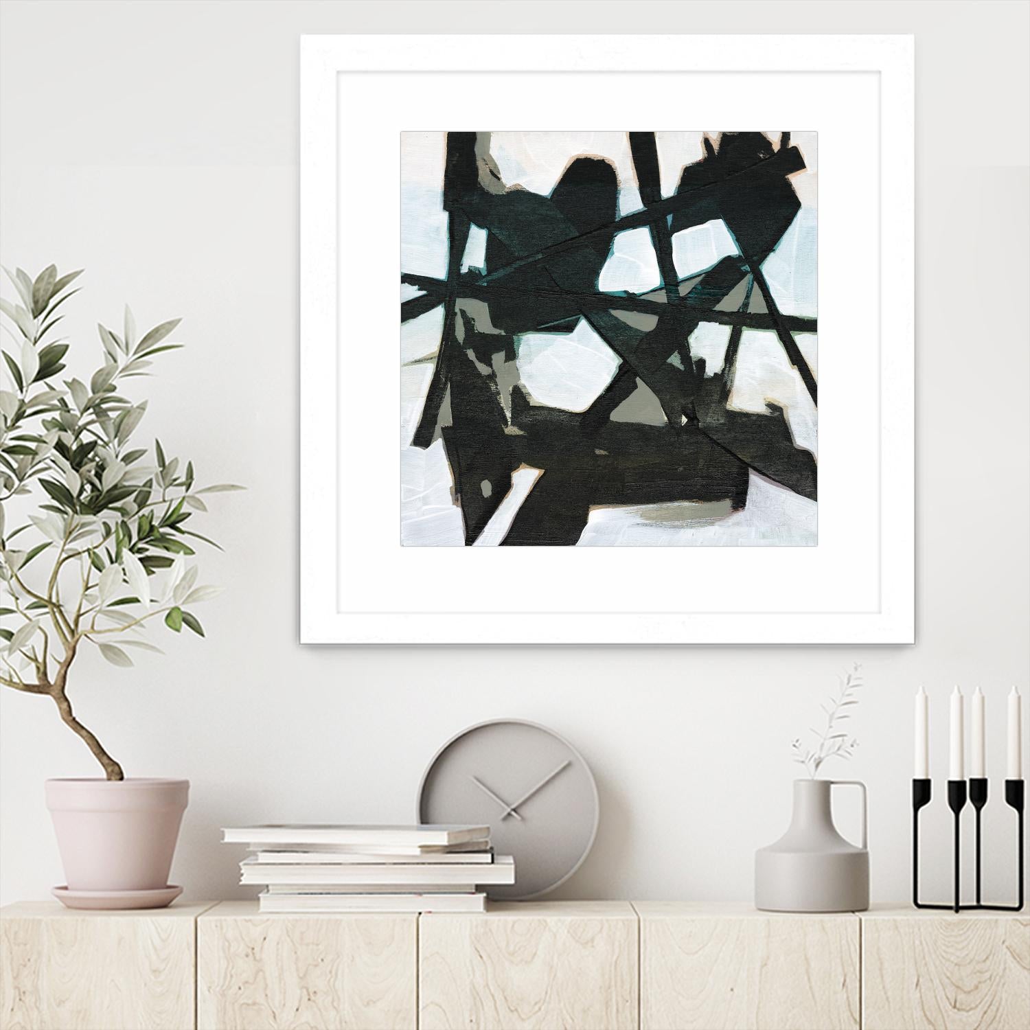 Ode an Kline V by Jennifer Goldberger on GIANT ART - blue abstract abstract