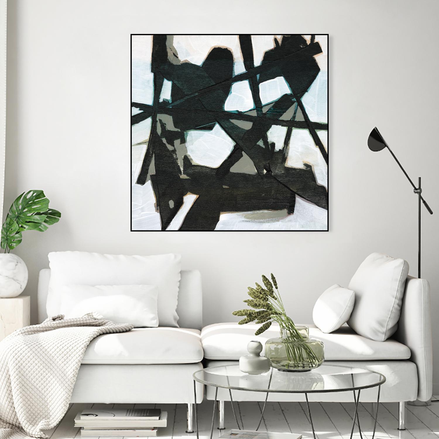 Ode an Kline V by Jennifer Goldberger on GIANT ART - blue abstract abstract