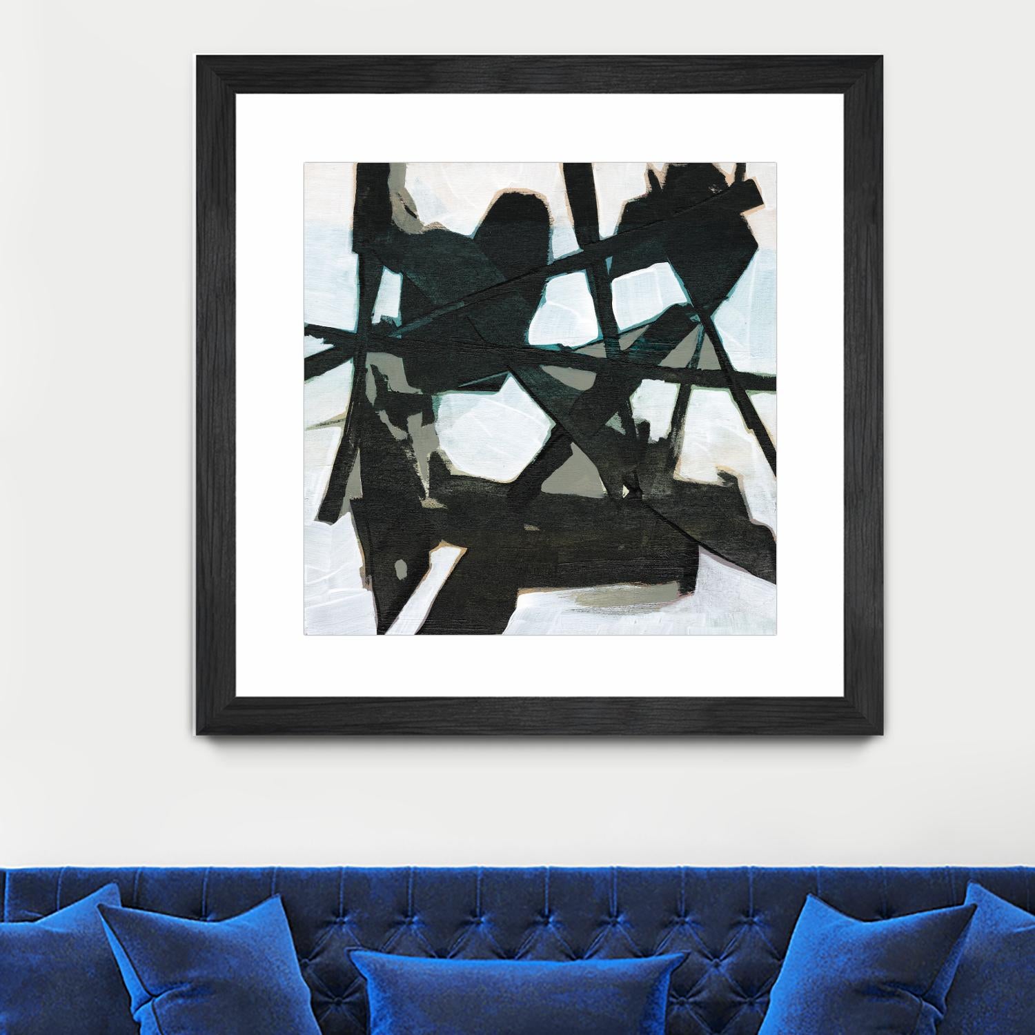 Ode an Kline V by Jennifer Goldberger on GIANT ART - blue abstract abstract