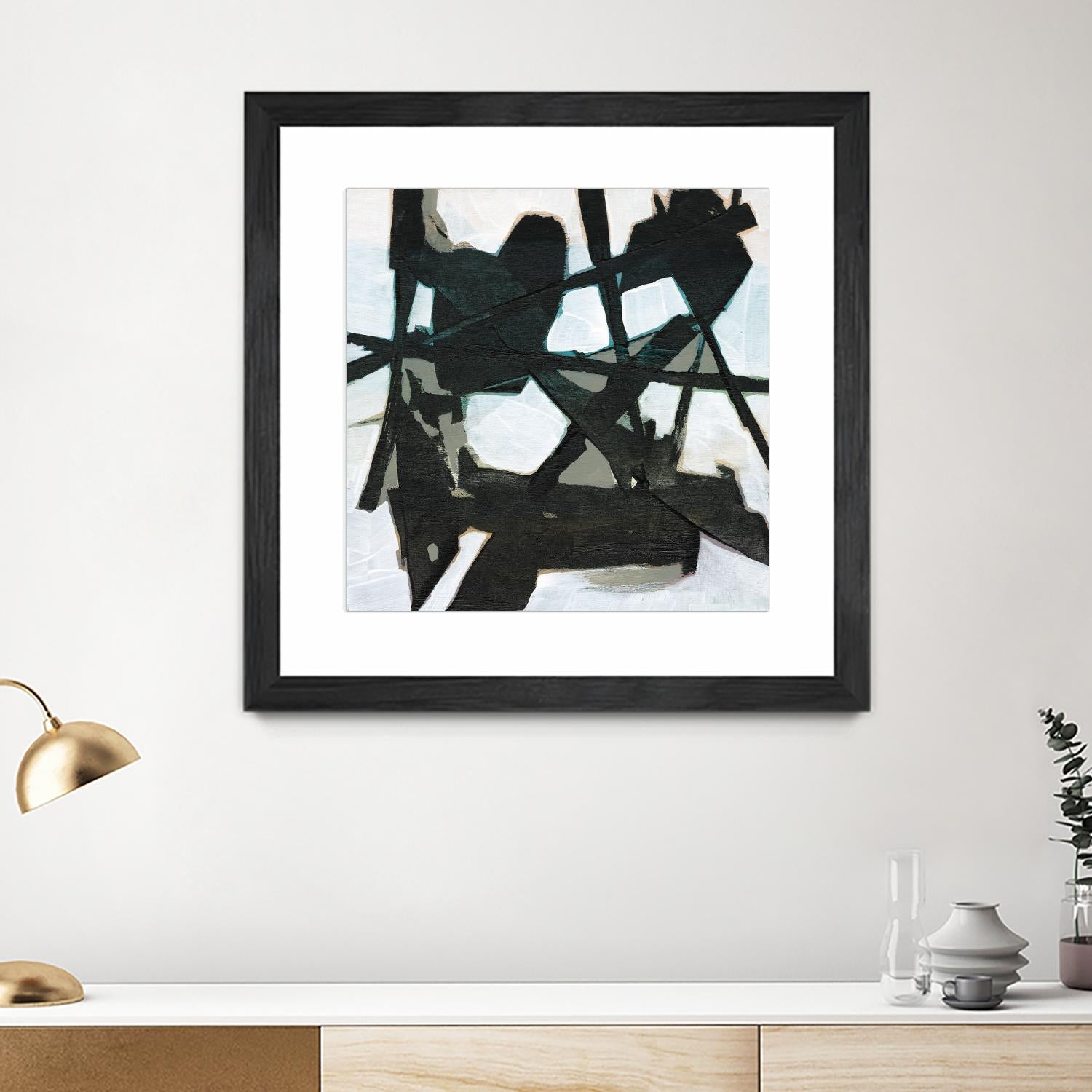 Ode an Kline V by Jennifer Goldberger on GIANT ART - blue abstract abstract