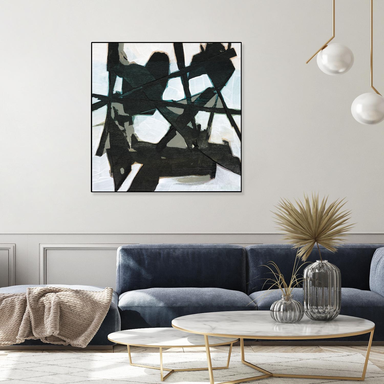 Ode an Kline V by Jennifer Goldberger on GIANT ART - blue abstract abstract