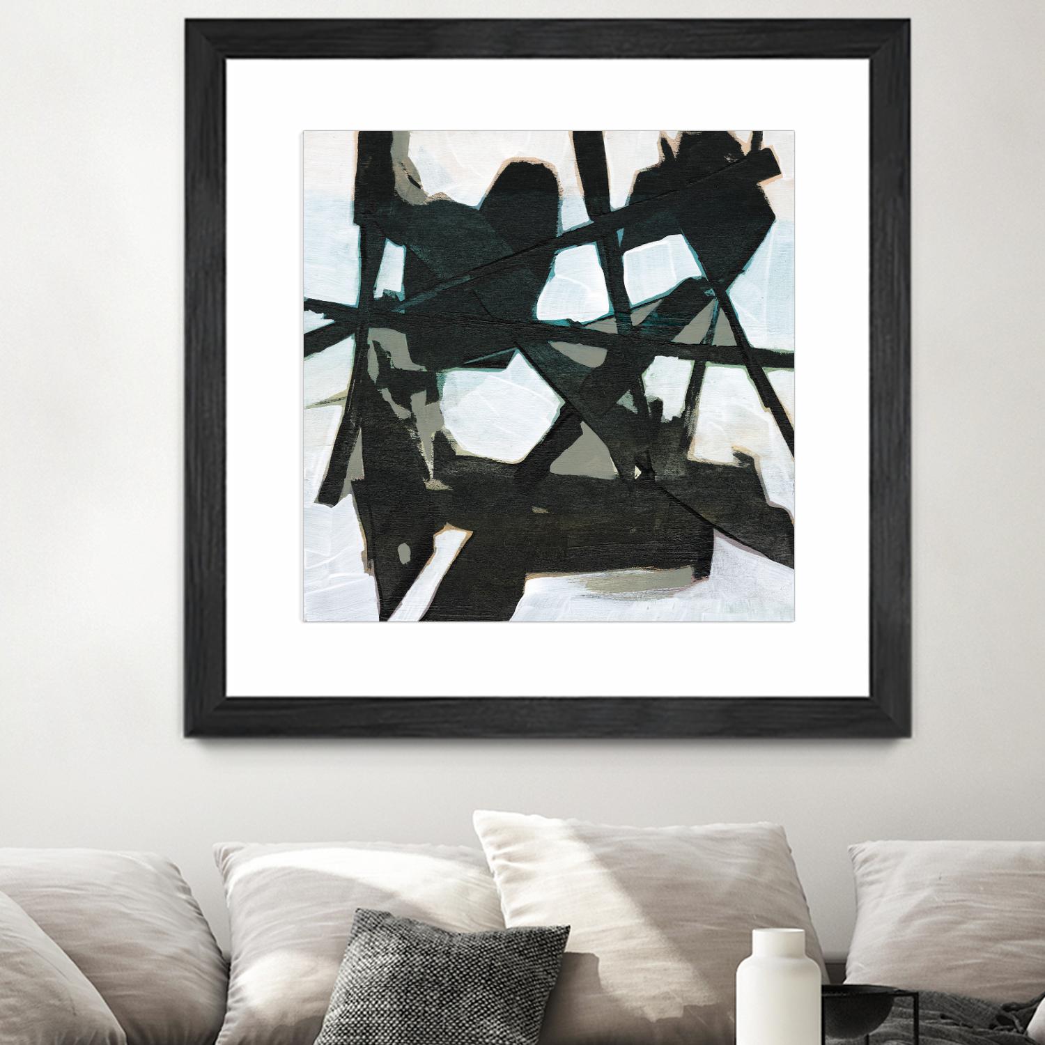 Ode an Kline V by Jennifer Goldberger on GIANT ART - blue abstract abstract