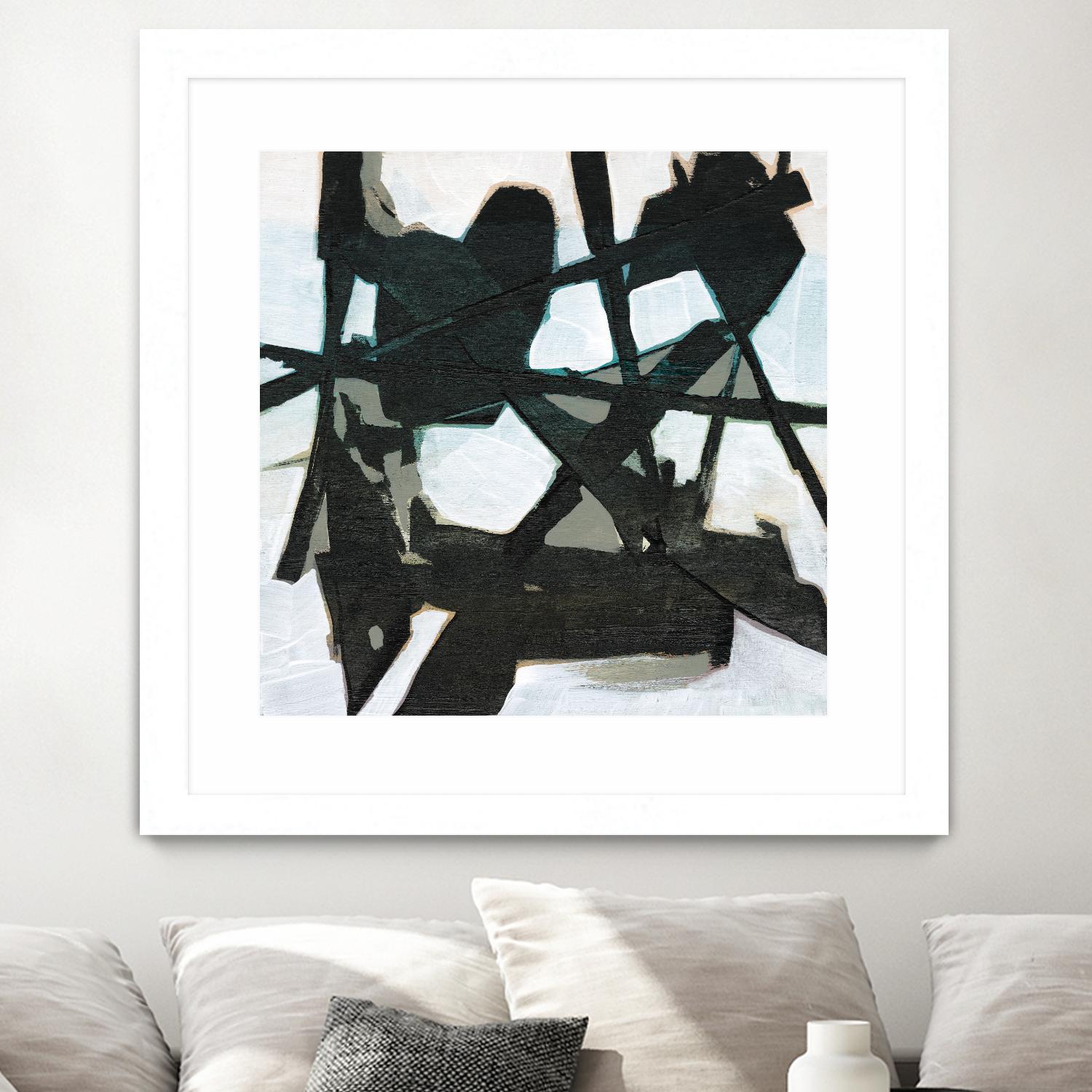 Ode an Kline V by Jennifer Goldberger on GIANT ART - blue abstract abstract