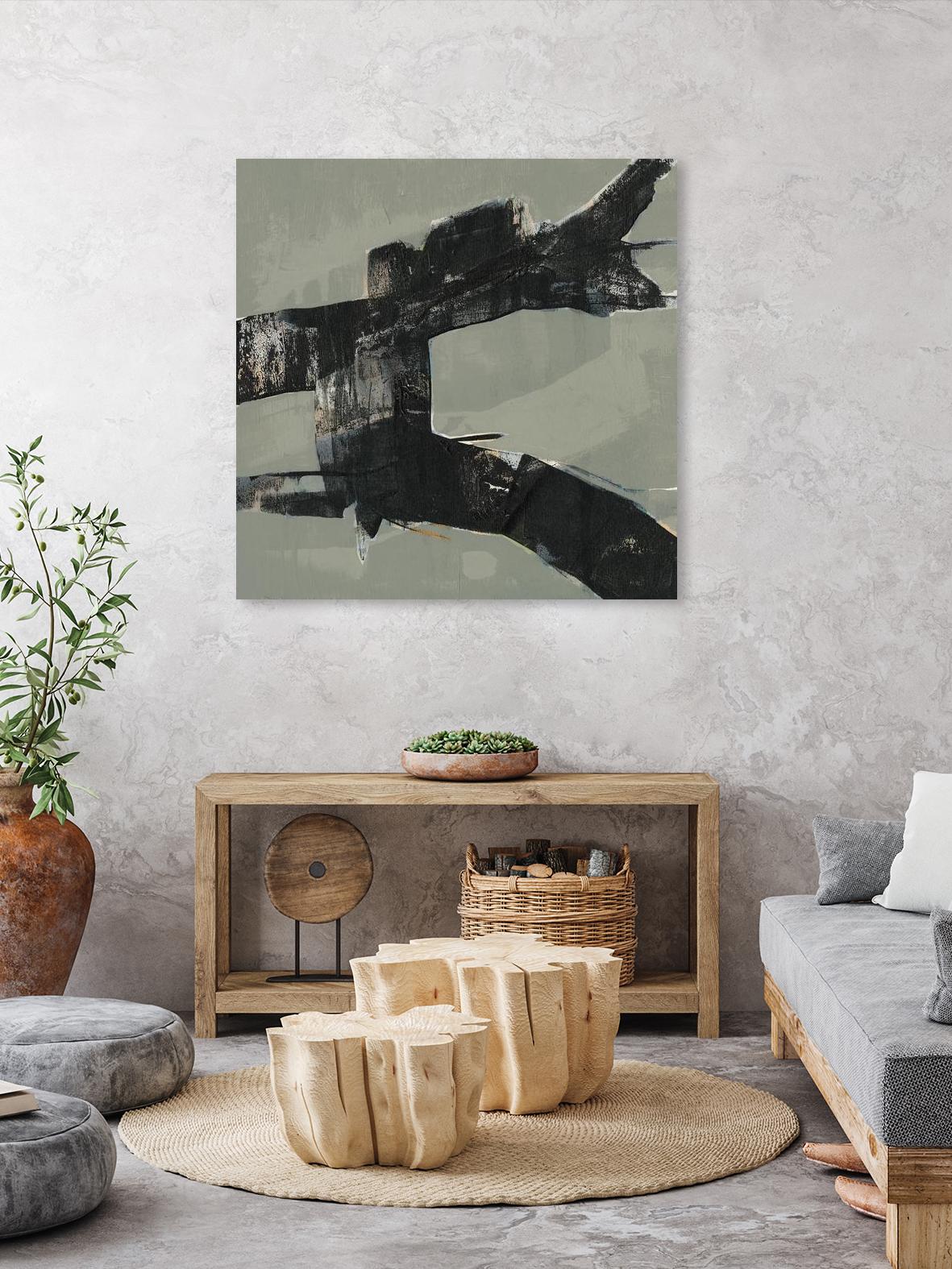 Ode an Kline VI by Jennifer Goldberger on GIANT ART - beige abstract abstract