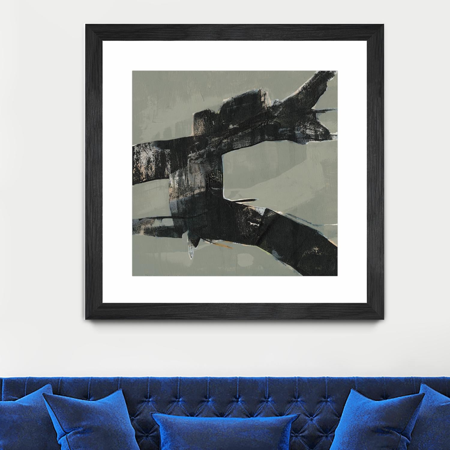 Ode an Kline VI by Jennifer Goldberger on GIANT ART - beige abstract abstract