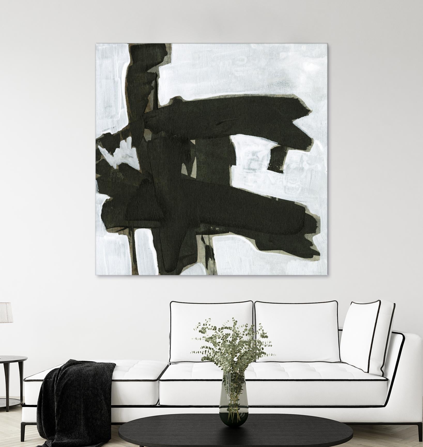 Ode an Kline VII by Jennifer Goldberger on GIANT ART - white abstract abstract