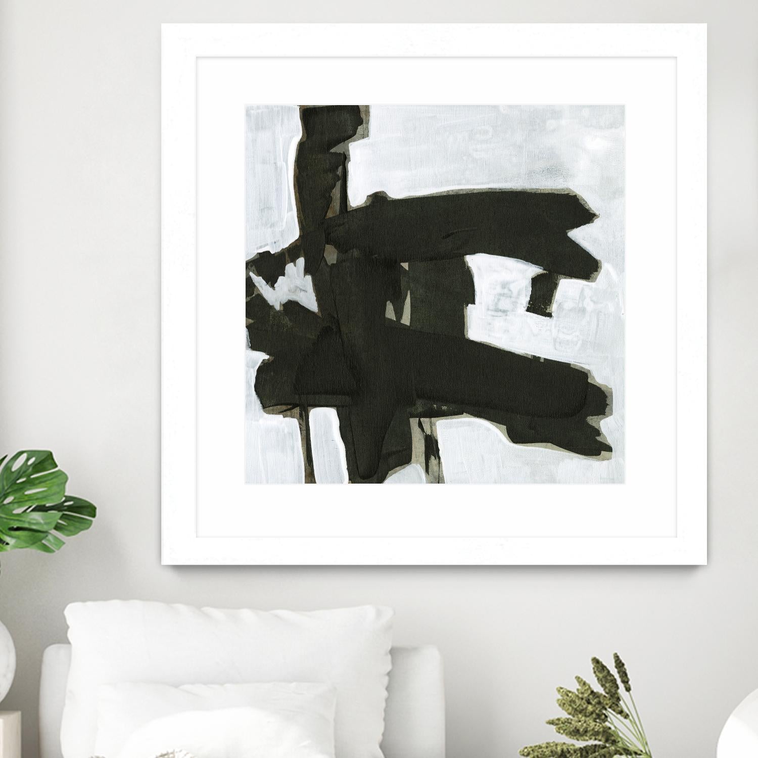 Ode an Kline VII by Jennifer Goldberger on GIANT ART - white abstract abstract