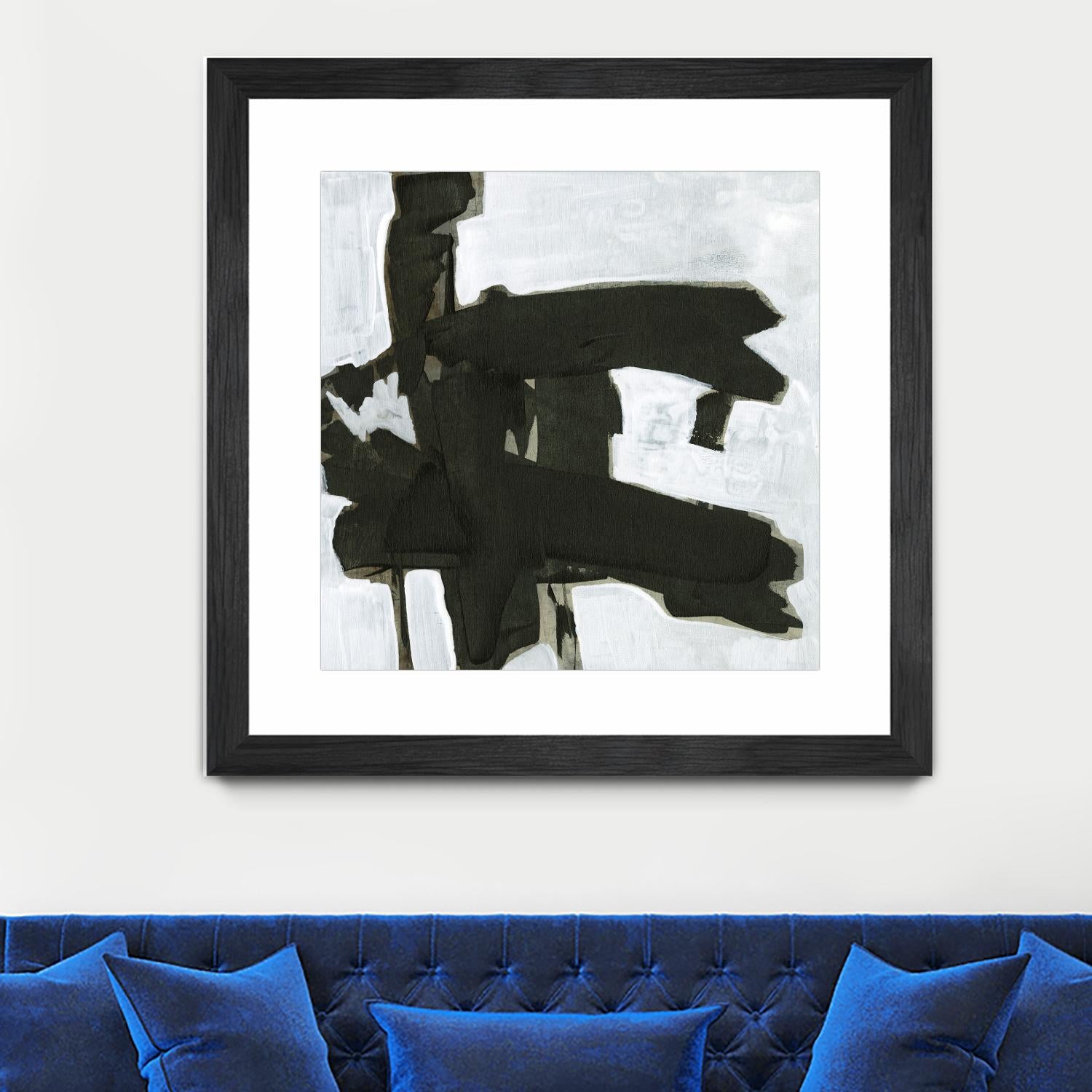 Ode an Kline VII by Jennifer Goldberger on GIANT ART - white abstract abstract