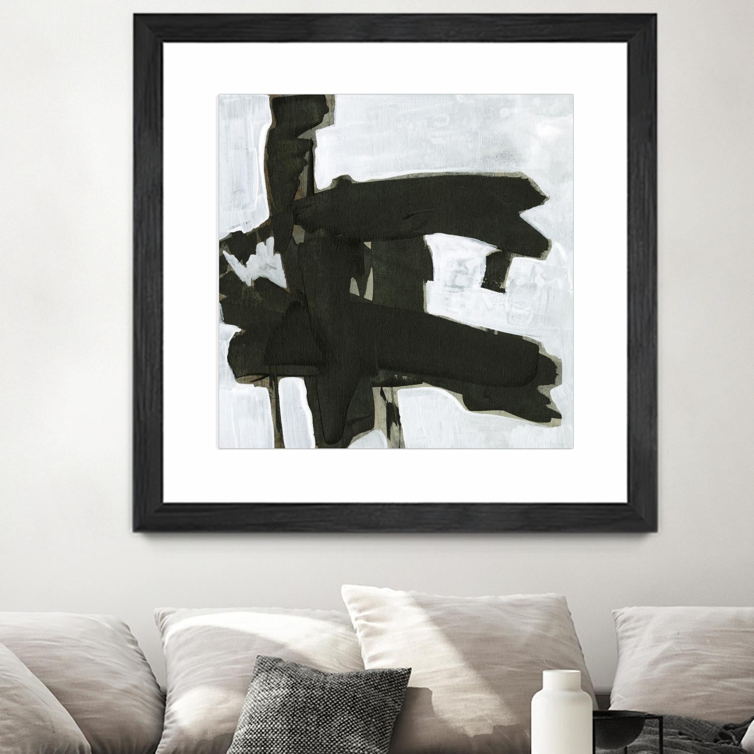 Ode an Kline VII by Jennifer Goldberger on GIANT ART - white abstract abstract
