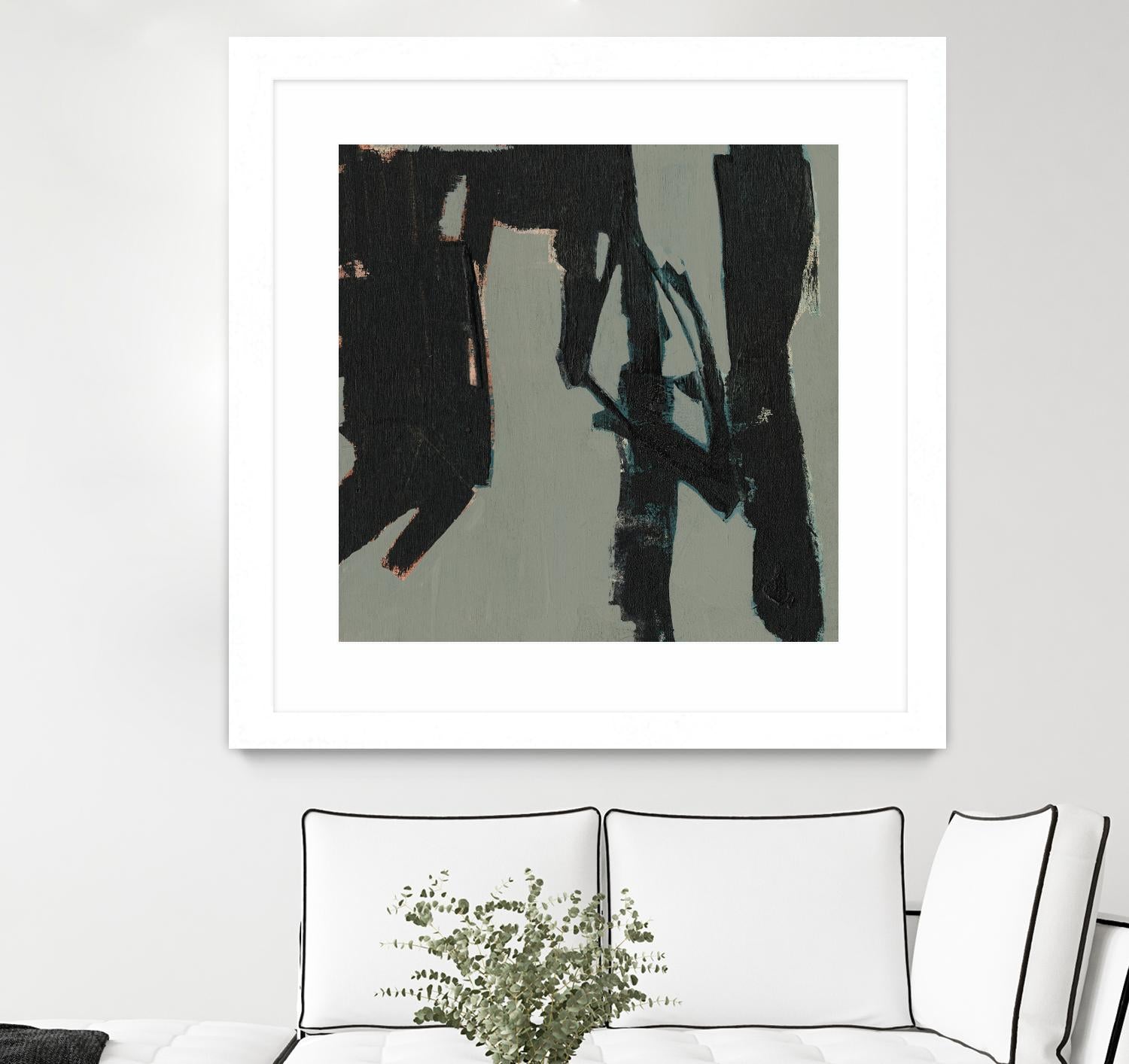 Ode an Kline VIII by Jennifer Goldberger on GIANT ART - black abstract abstract
